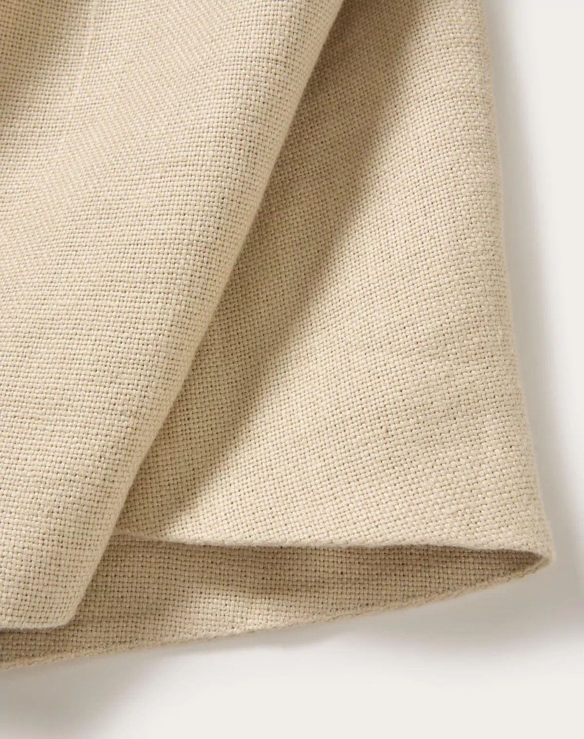 Valentino o1s1wg110525 Linen Canvas Long Skirt in Beige Size 30" / US 8 / IT 44 - 3 Thumbnail