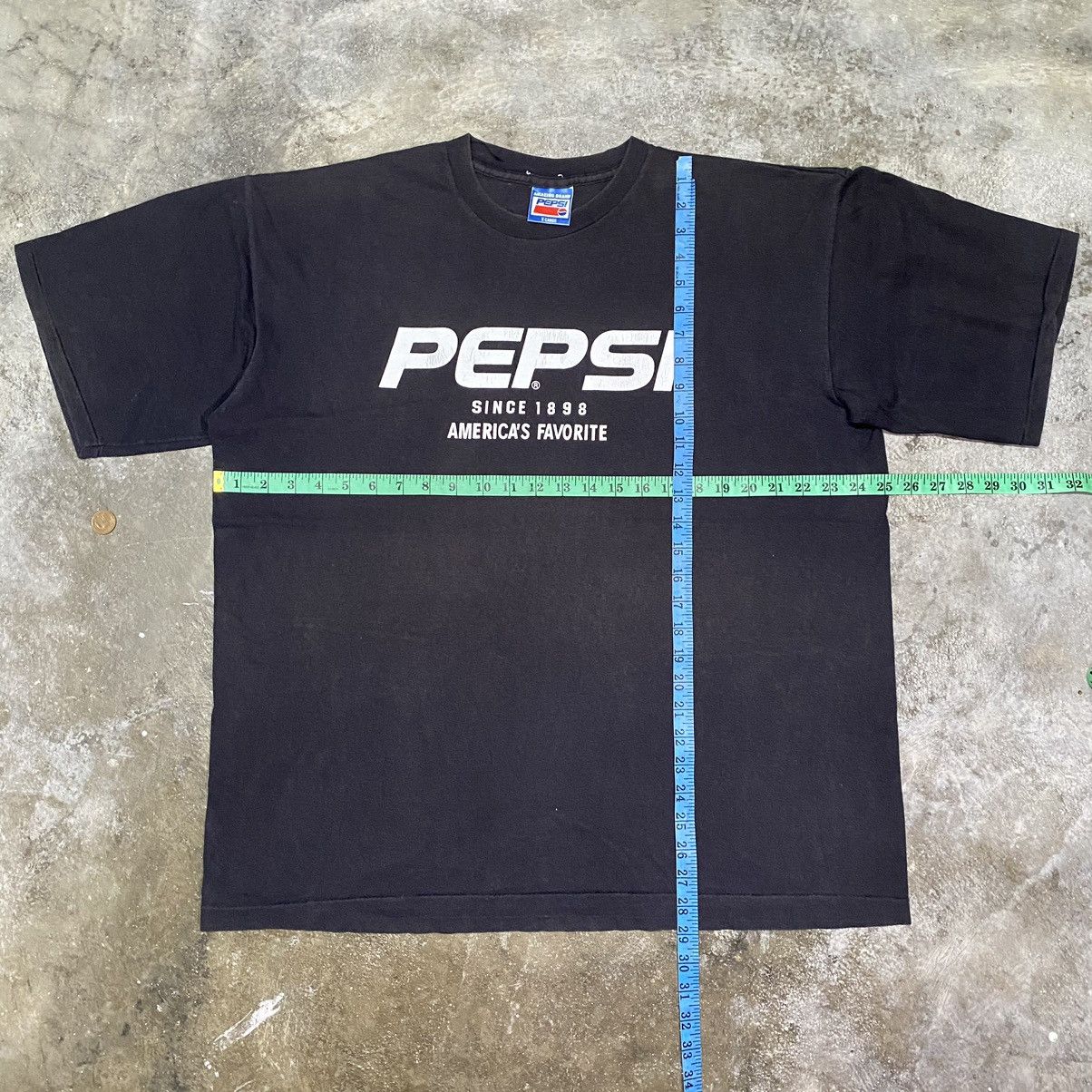 Pepsi × Vintage VINTAGE 90’s PEPSI AMERICA’S FAVORITE DRINK T SHIRT Size US XL / EU 56 / 4 - 13 Thumbnail