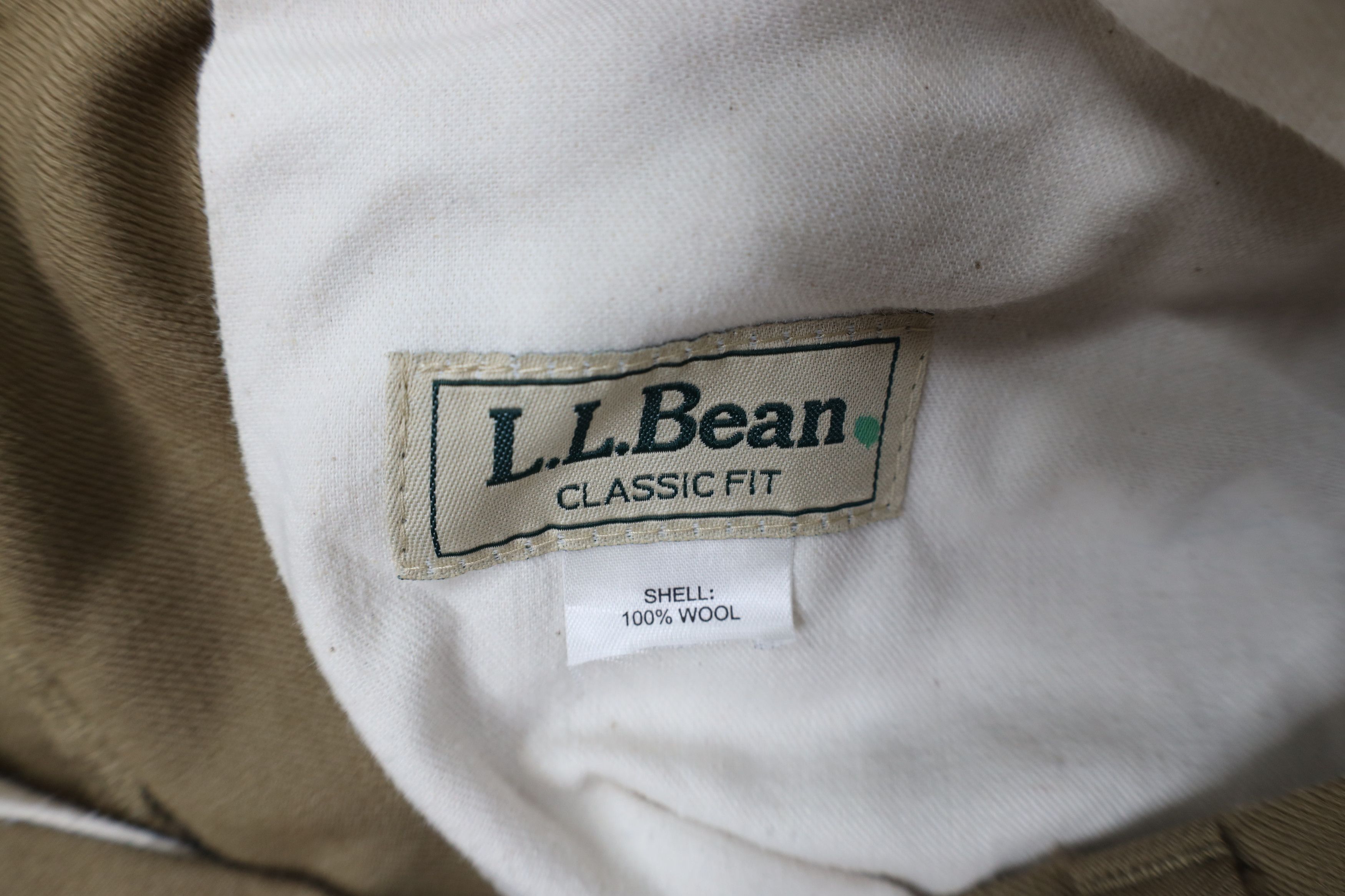 L.L. Bean Vintage LL Bean Wide Leg Chino Pants Trousers Beige Brown Size US 32 / EU 48 - 8 Thumbnail