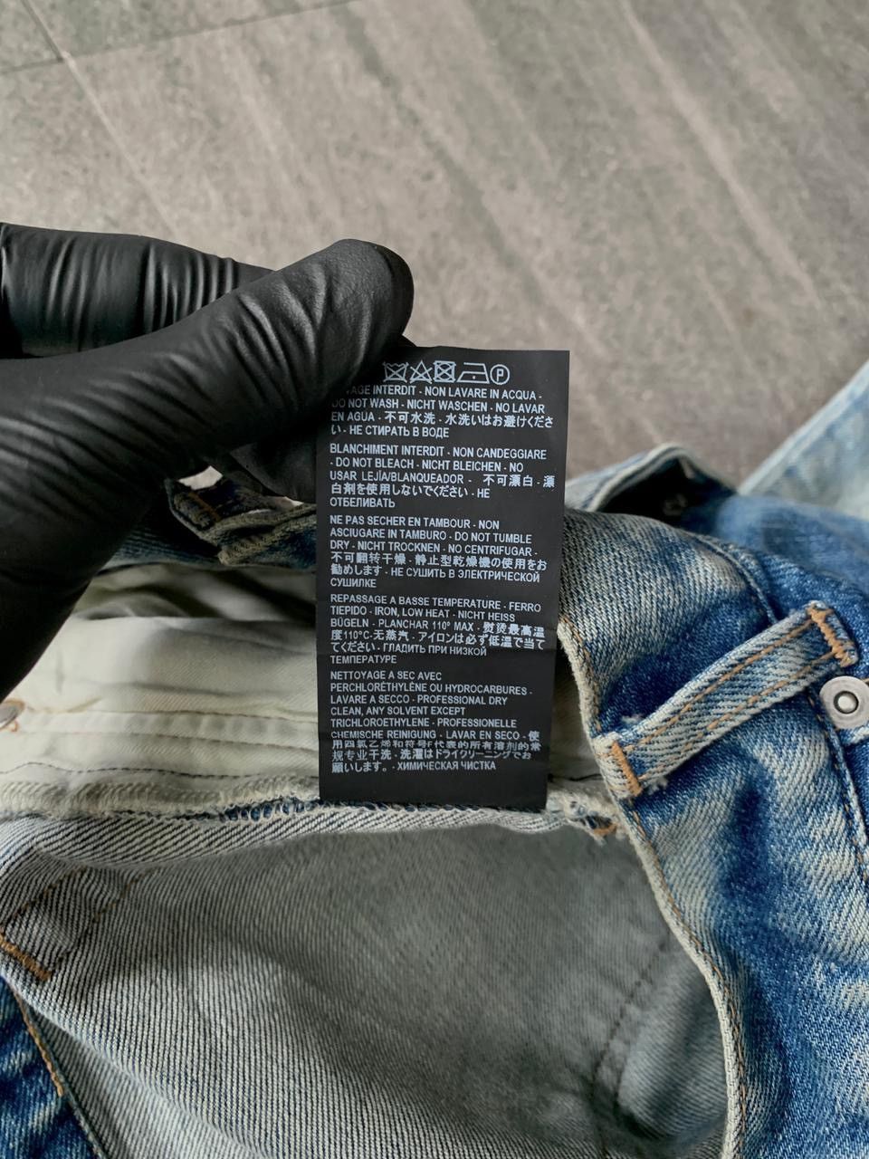 Saint Laurent Paris FREE TAX! D03 Light Wash Skinny Denim Jeans Size US 31 - 15 Thumbnail