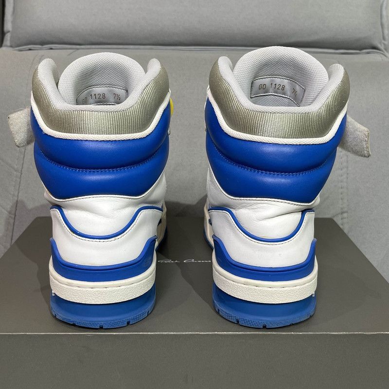 Louis Vuitton Louis Vuitton Trainer Fashion Sneakers in Blue and White - Size US 8.5 / EU 41-42 - 3 Thumbnail