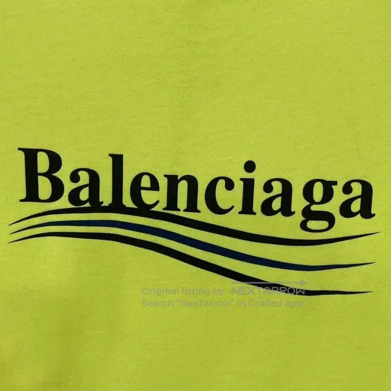 Balenciaga Balenciaga Fluorescent Yellow Coca-Cola Logo Short Sleeve Size US XS / EU 42 / 0 - 4 Thumbnail