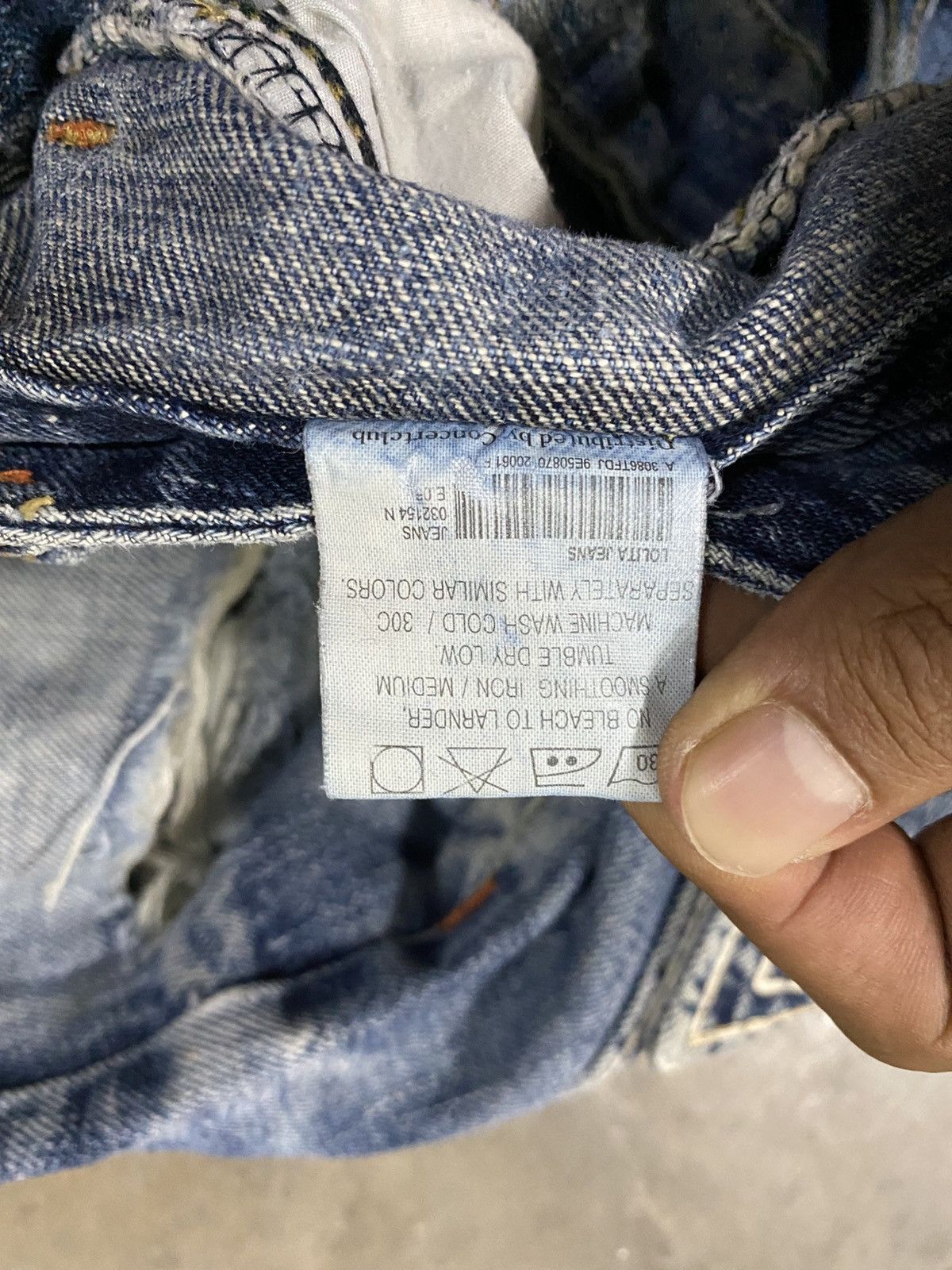 Jean × Vintage Exotic Vintage Denim Lolita Jeans Distressed @224 Size US 30 / EU 46 - 9 Thumbnail