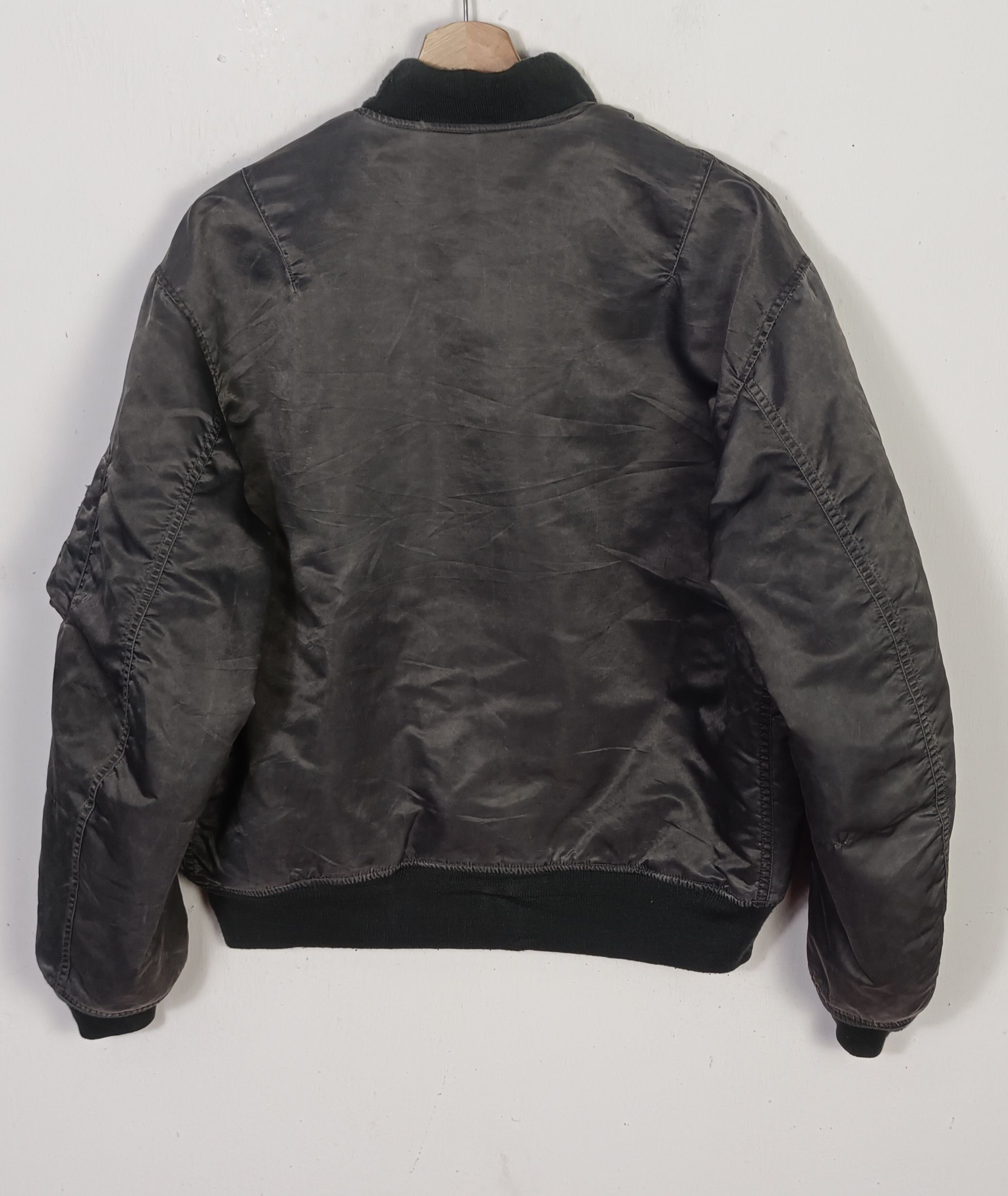 Alpha Industries 80s Ma-1 Intermediate Bomber Jacket Cold Weather Size US L / EU 52-54 / 3 - 2 Thumbnail