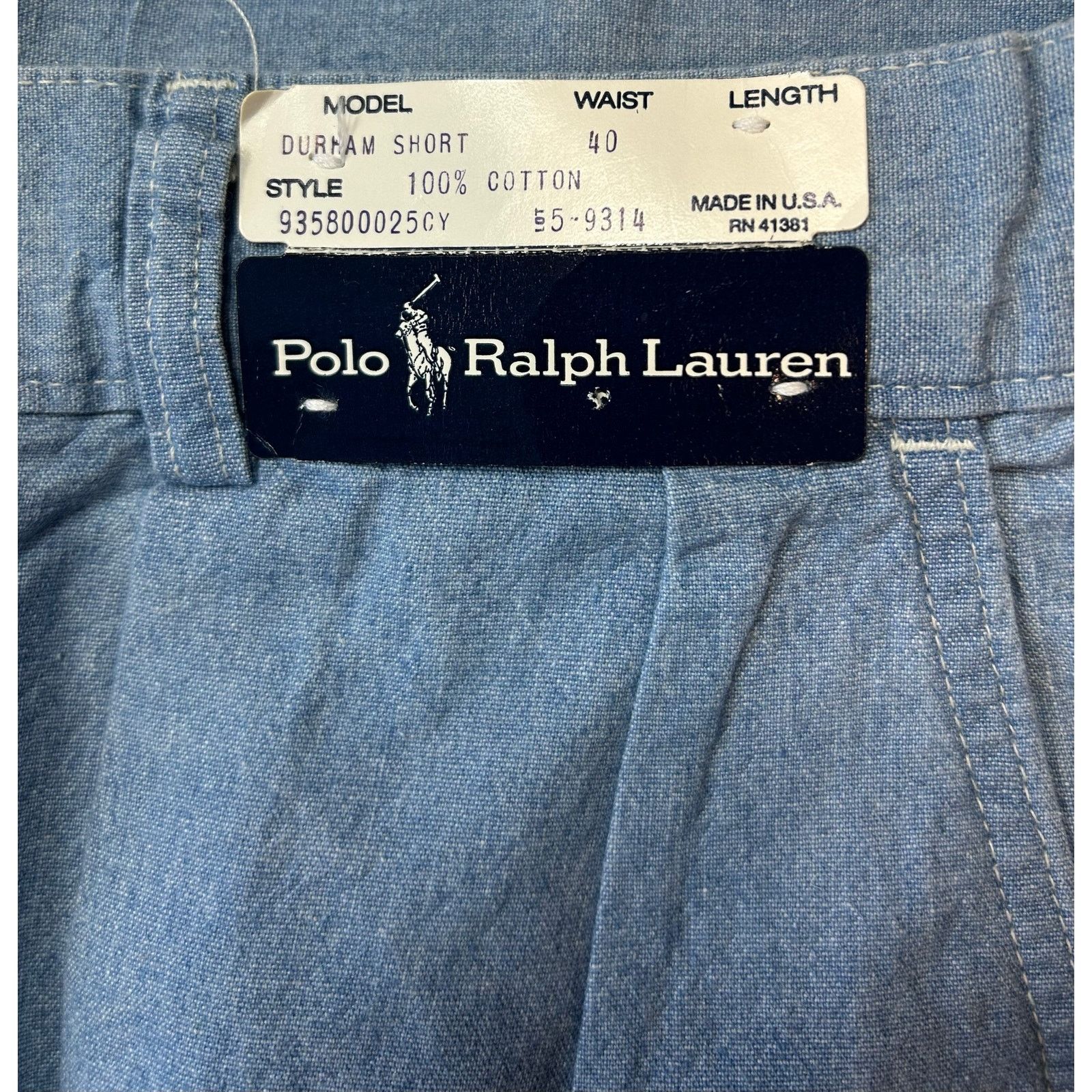 Polo Ralph Lauren Vintage 90’s Polo Country RL Durham shorts blue NWT sz 40 Size US 40 / EU 56 - 6 Thumbnail