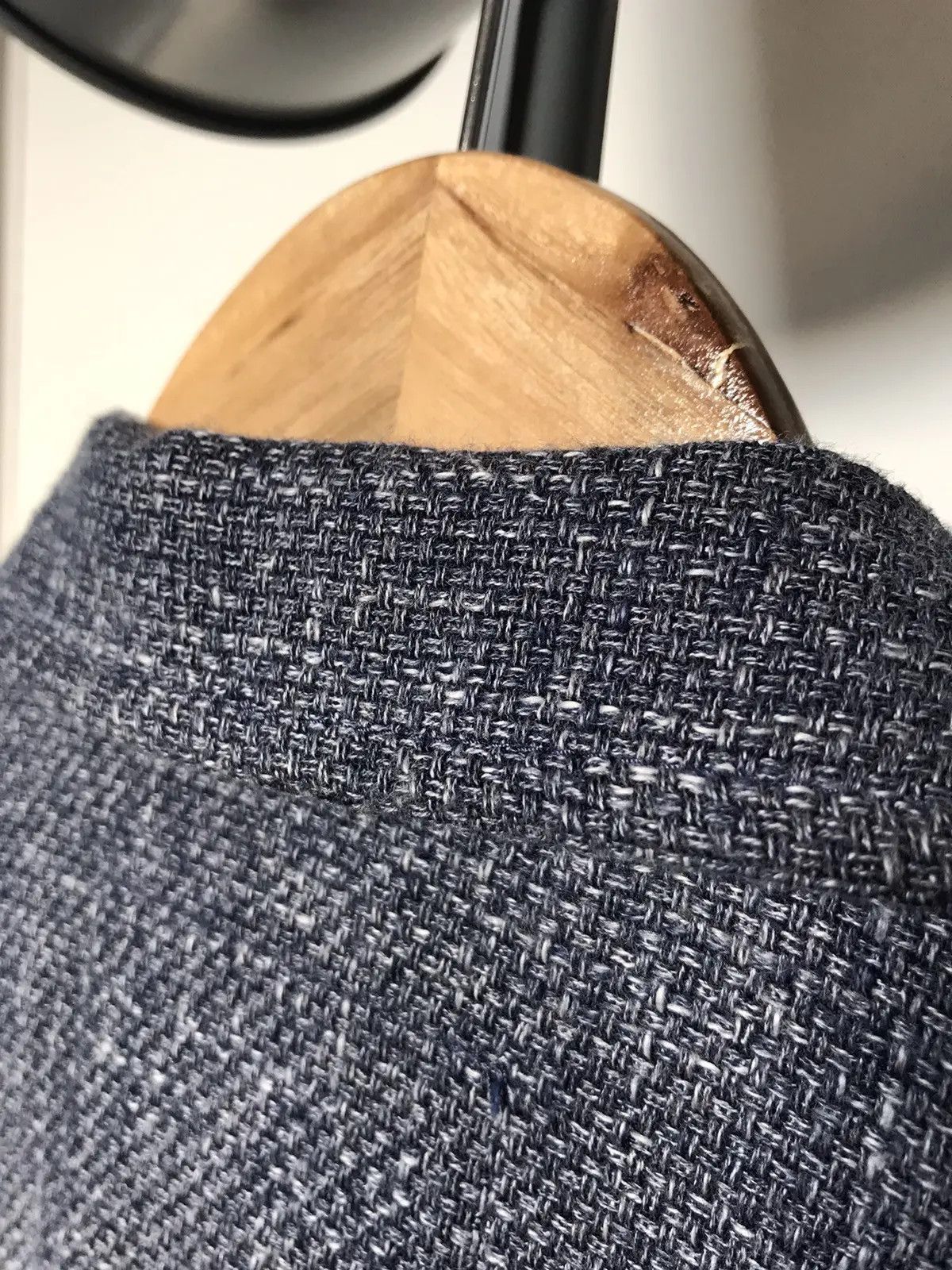 Christian Kimber Fitzroy Jacket - Blue Italian Cotton Basketweave Size US M / EU 48-50 / 2 - 4 Thumbnail