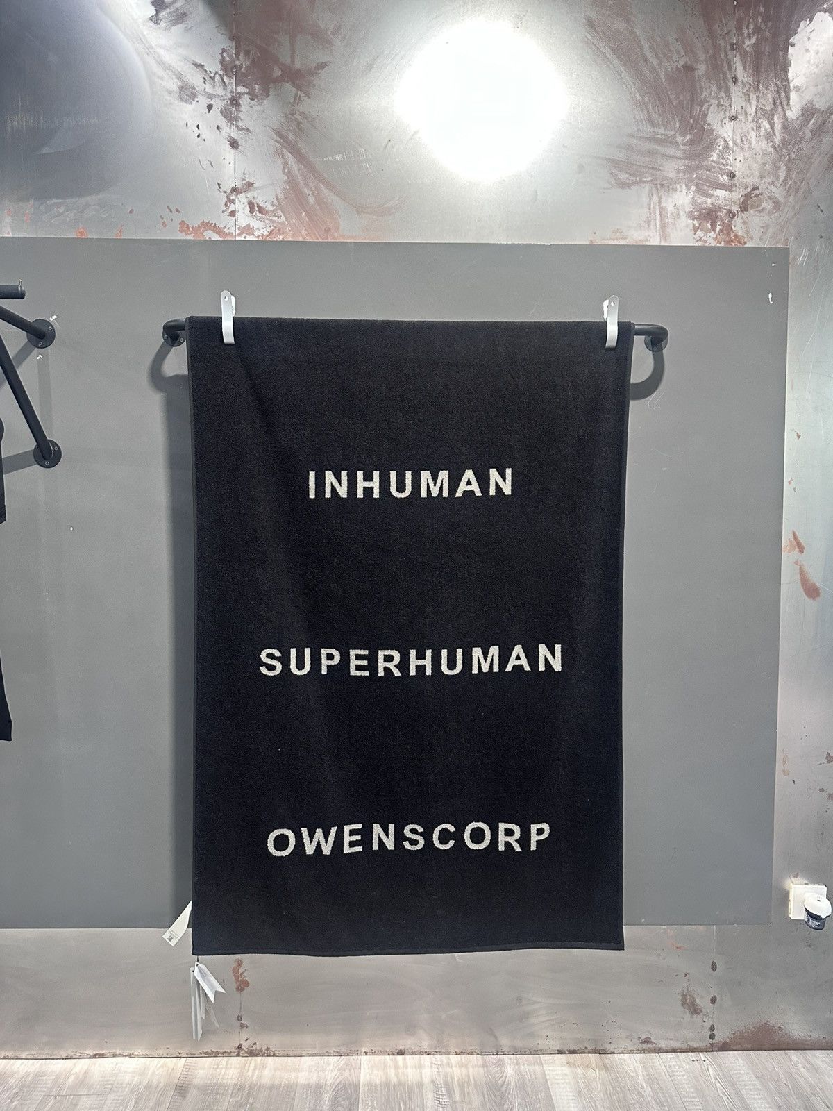 Rick Owens Rick Owens RH beach towel-Blk/prl Size ONE SIZE - 1 Thumbnail