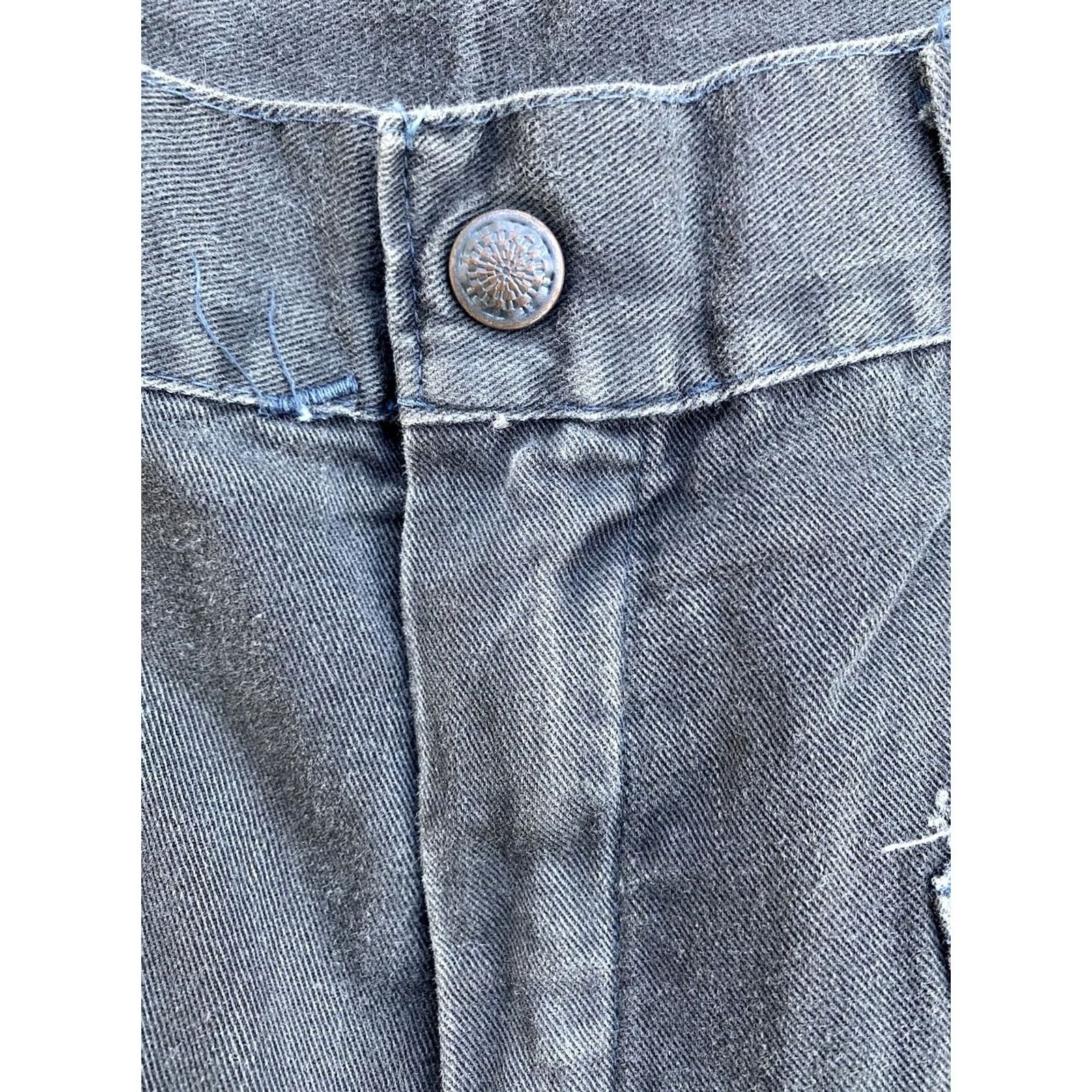 Bell VINTAGE Sailor Pants Flare Bell Botton Talon 42 Zipper 60s 70s 34 in Waist Casual Military Womens/Vintage Pants 34 Inseam 28 Waist to Hem 38.5 in Size US 34 / EU 50 - 5 Thumbnail
