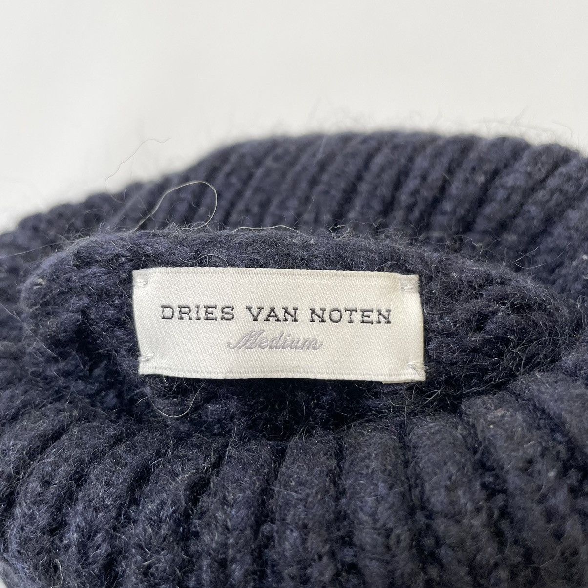 Dries Van Noten Colourblock Alpaca ‘Aran’ Knit Sweater Size US M / EU 48-50 / 2 - 4 Thumbnail