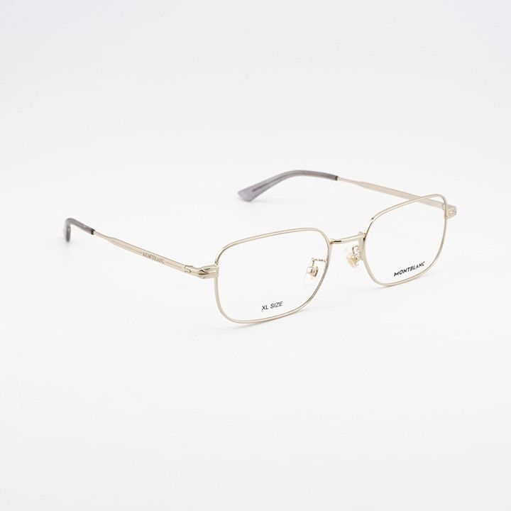 Montblanc Montblanc MB0267O 004 Eyeglasses Gold 55mm Square Frame Size ONE SIZE - 4 Thumbnail