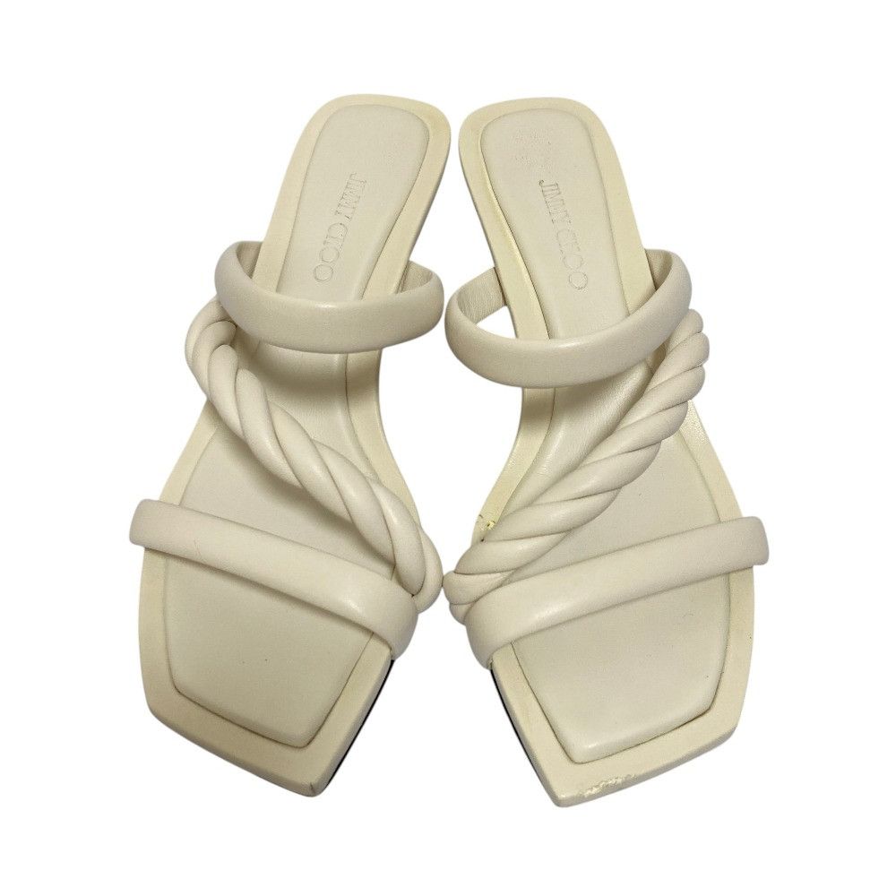 Jimmy Choo Jimmy Choo Jimmy Choo DIOSA Nappa Leather Sandals Leather Shoes DUTY FREE for USA Size ONE SIZE - 1 Thumbnail