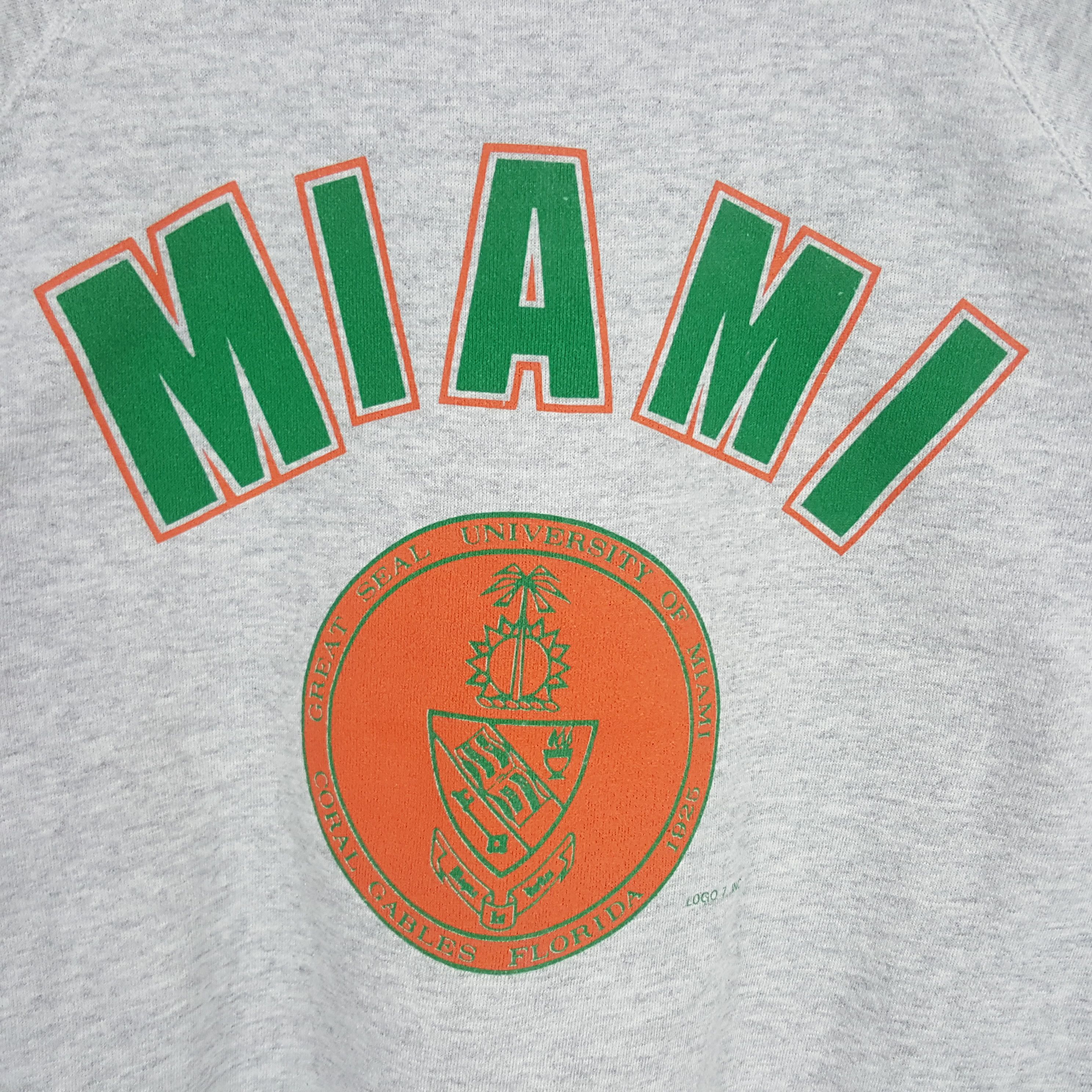Vintage Vintage University of MIAMI 1925 Sweatshirts Size US XL / EU 56 / 4 - 2 Thumbnail