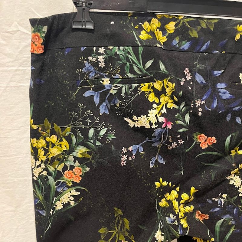 Chicos Chico's Brigitte Floral Ankle Pants Pullon Sz 4T US 20 Tall Size 42" / US 20 - 5 Thumbnail