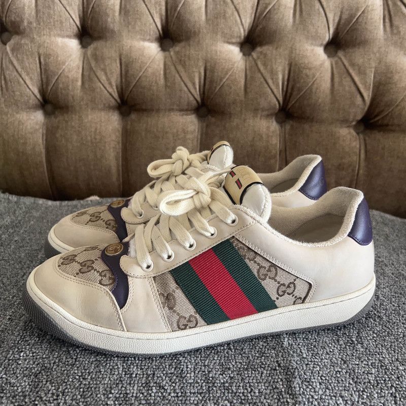 Gucci Gucci Screener Low-Top Sneakers for Men 0079 Size US 8.5 / EU 41-42 - 1 Thumbnail