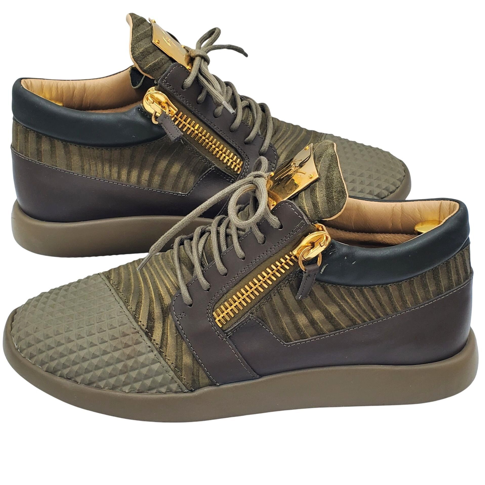 Other Italy Giuseppe Zanotti Pyramid Mens size 13 Green Leather Su Size US 13 / EU 46 - 10 Thumbnail