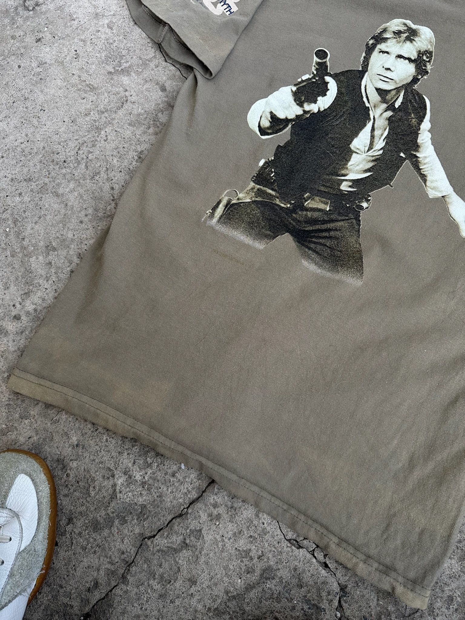 Star Wars × Vintage Vintage 1997 Star Wars Han Solo T Shirt like Joda Size US S / EU 44-46 / 1 - 16 Thumbnail