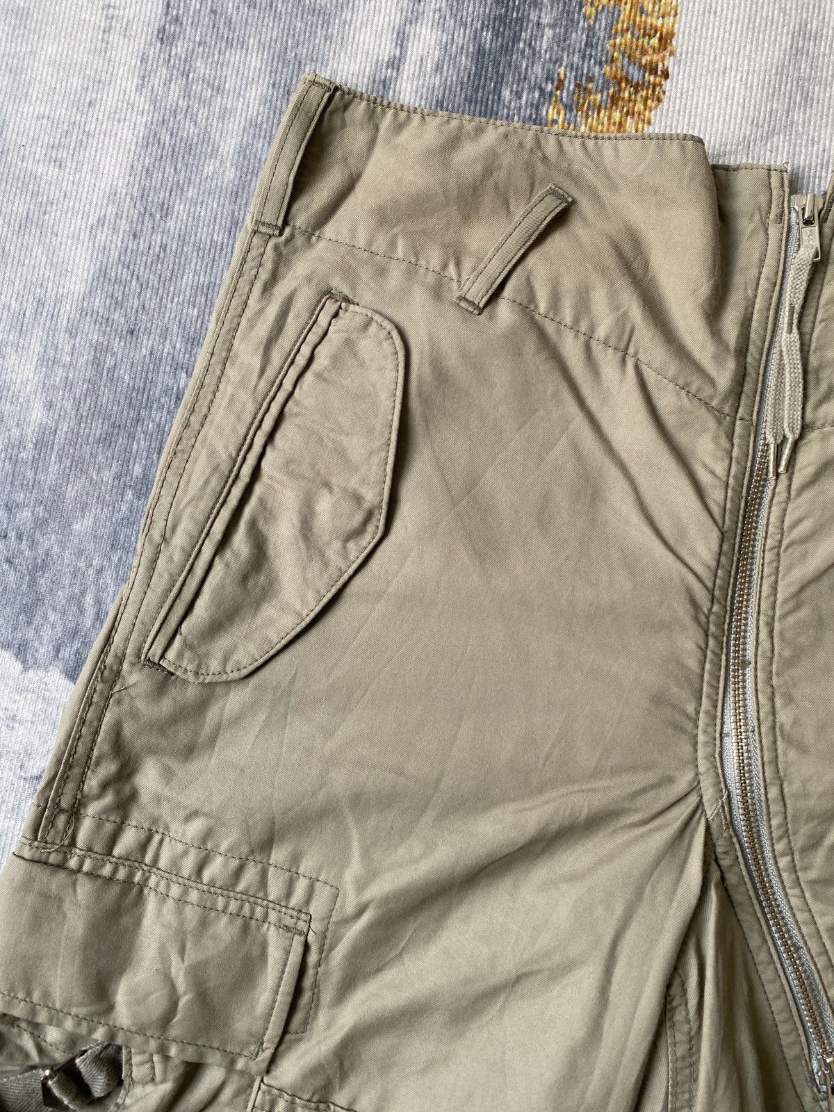CABANE de ZUCCa Cabane De Zucca Asymmetrical Zipper Cargo Pant Size US 35 - 9 Thumbnail