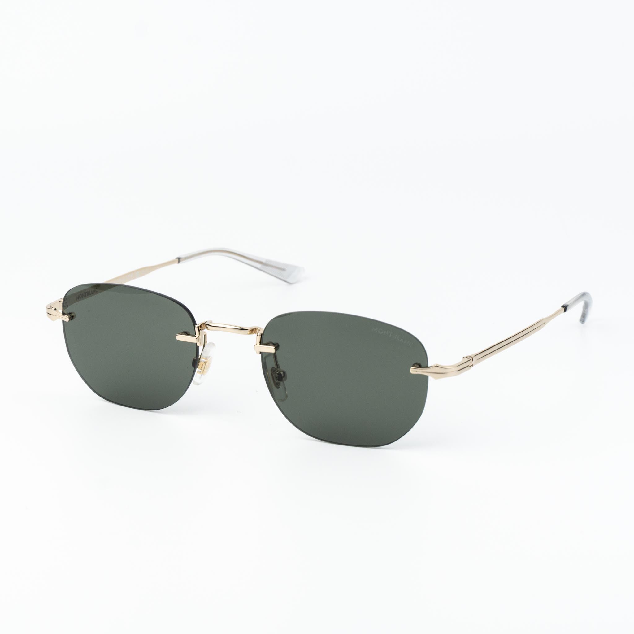 Montblanc Montblanc Men Sunglasses Square Rimless MB0303S 001 Size ONE SIZE - 3 Thumbnail