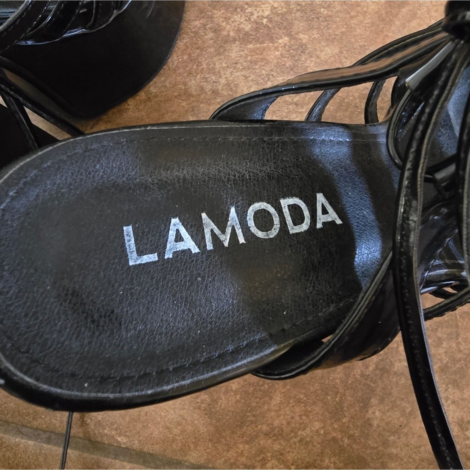 Other Black | LAMODA | Laced Up Platform Heels Size US 6.5 / IT 36.5 - 5 Thumbnail