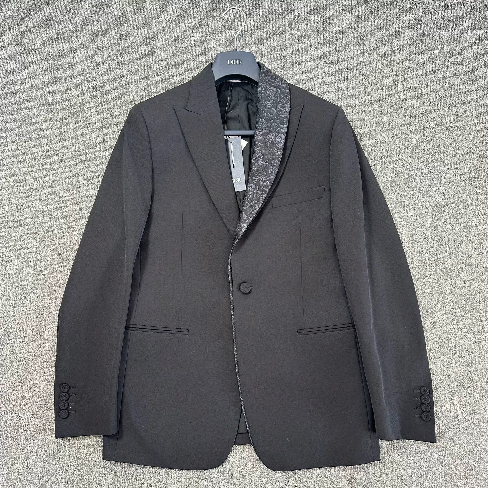 Dior Dior Man Shawl Collar Jacquard Tuxedo Size US M / EU 48-50 / 2 - 1 Thumbnail