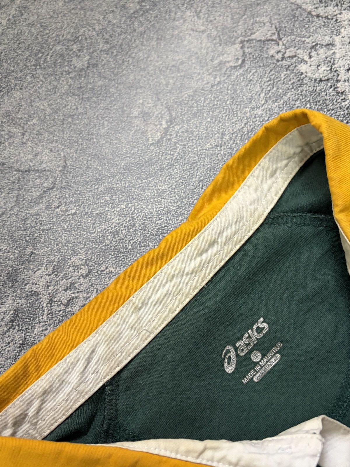 Asics ASICS Springboks South Africa Rugby Polo Shirt Green 3XL Vtg Size US XXL / EU 58 / 5 - 8 Thumbnail