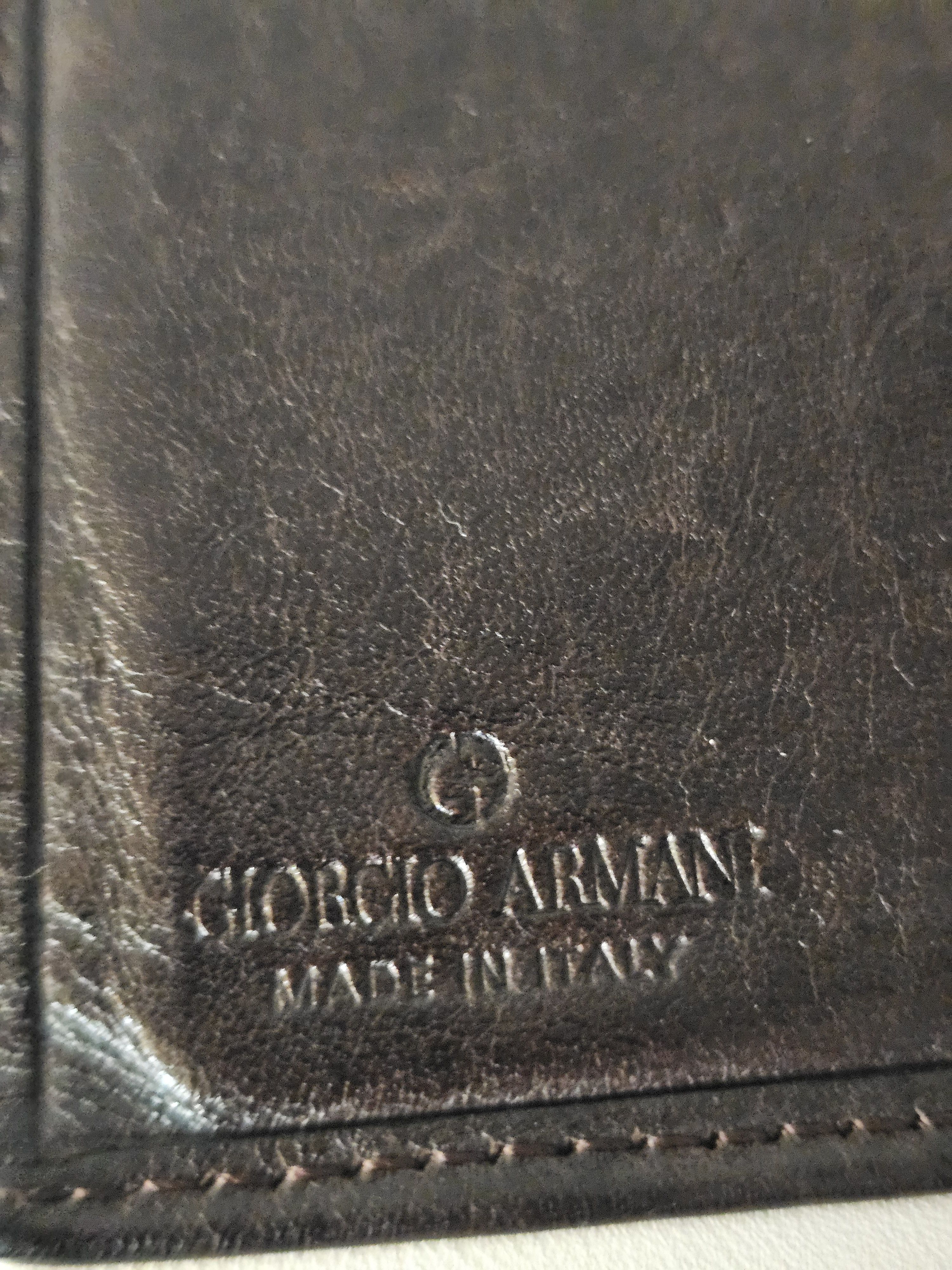 Giorgio Armani Authentic Giorgio Armani Brown Leather Bifold Wallet Men’s Size ONE SIZE - 3 Thumbnail
