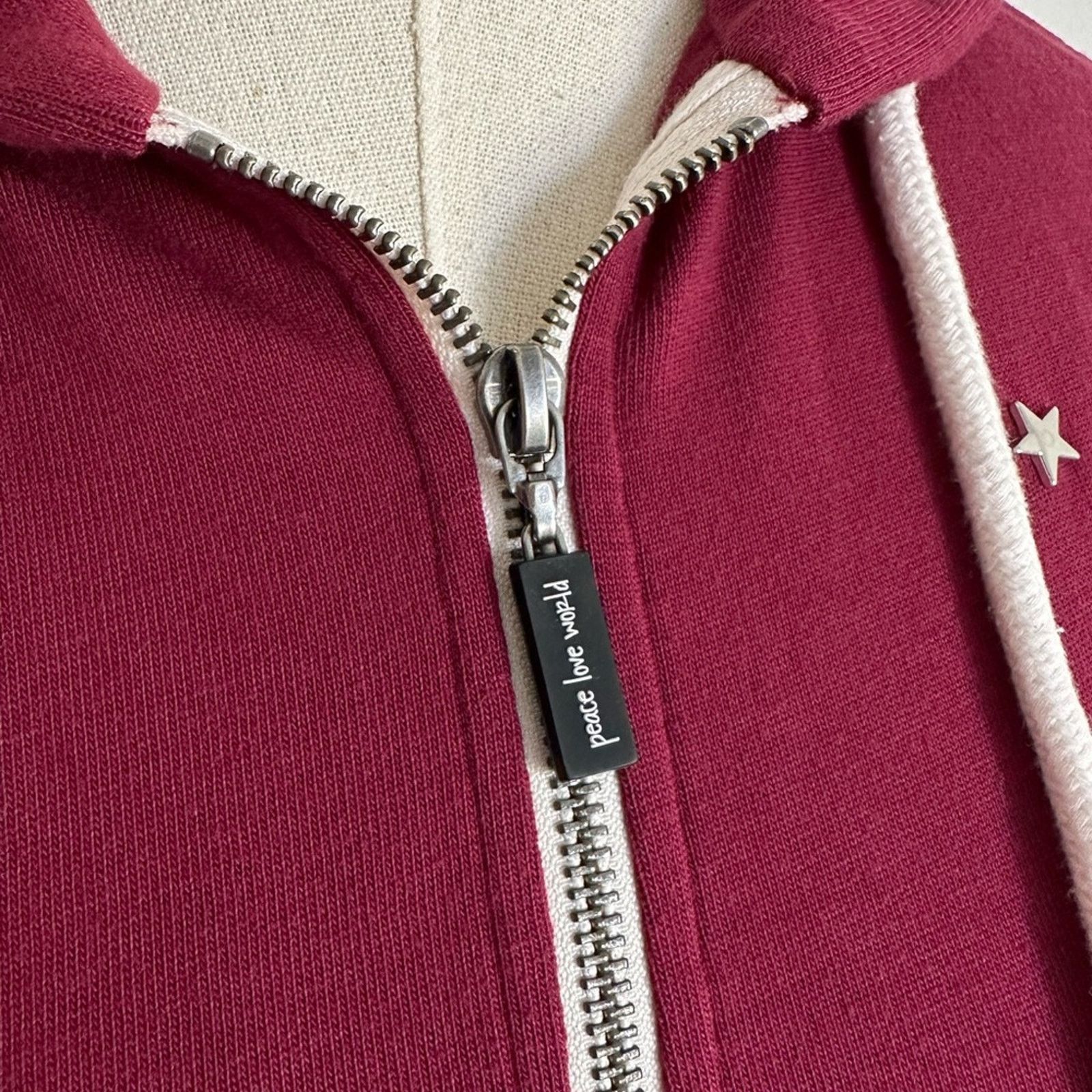 Other NWOT Peace love world Star studded embroidered Hoodie! Small Size S / US 4 / IT 40 - 4 Thumbnail