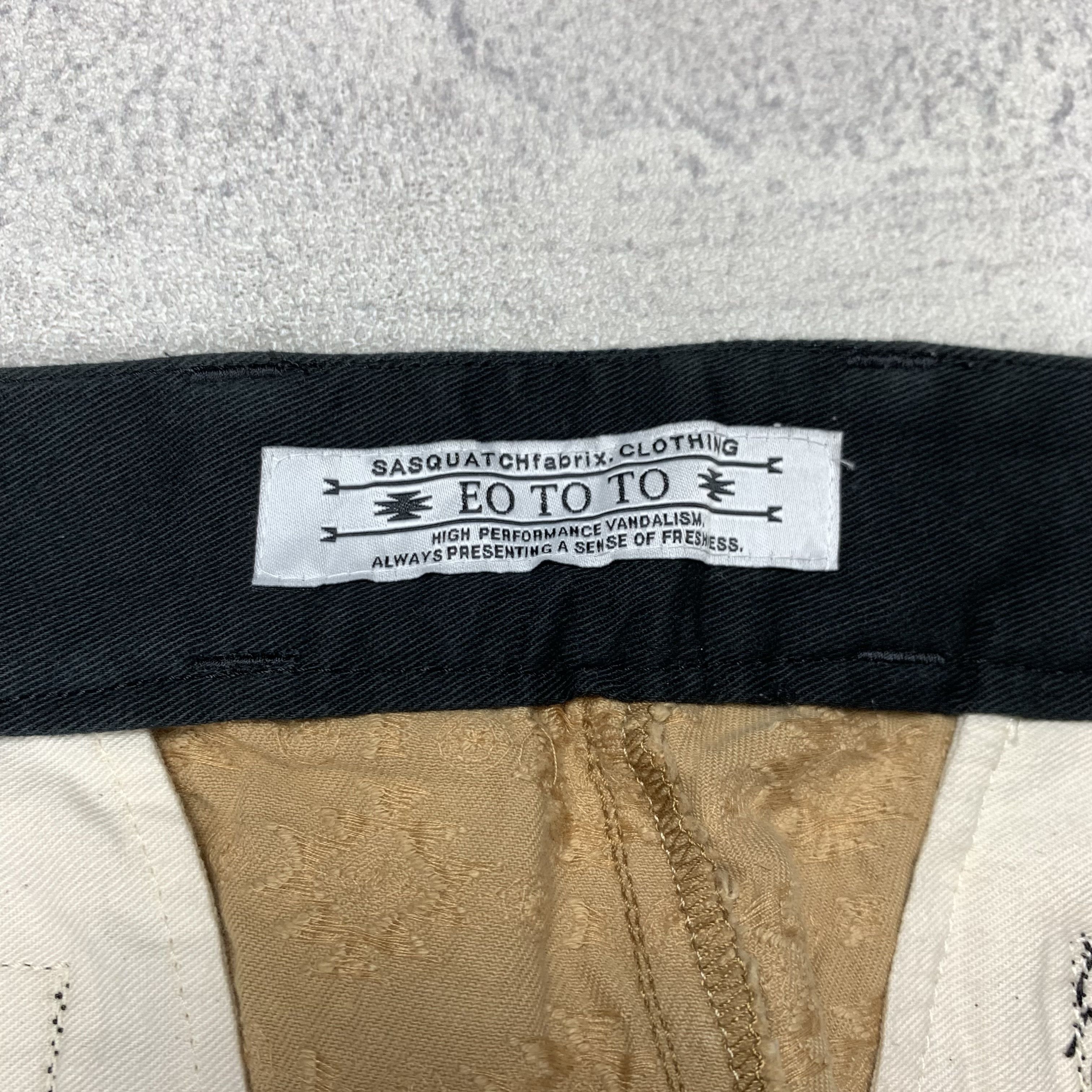 Sasquatchfabrix Sasquatchfabrix Japanese Brand Pattern Pants Size US 31 - 7 Thumbnail