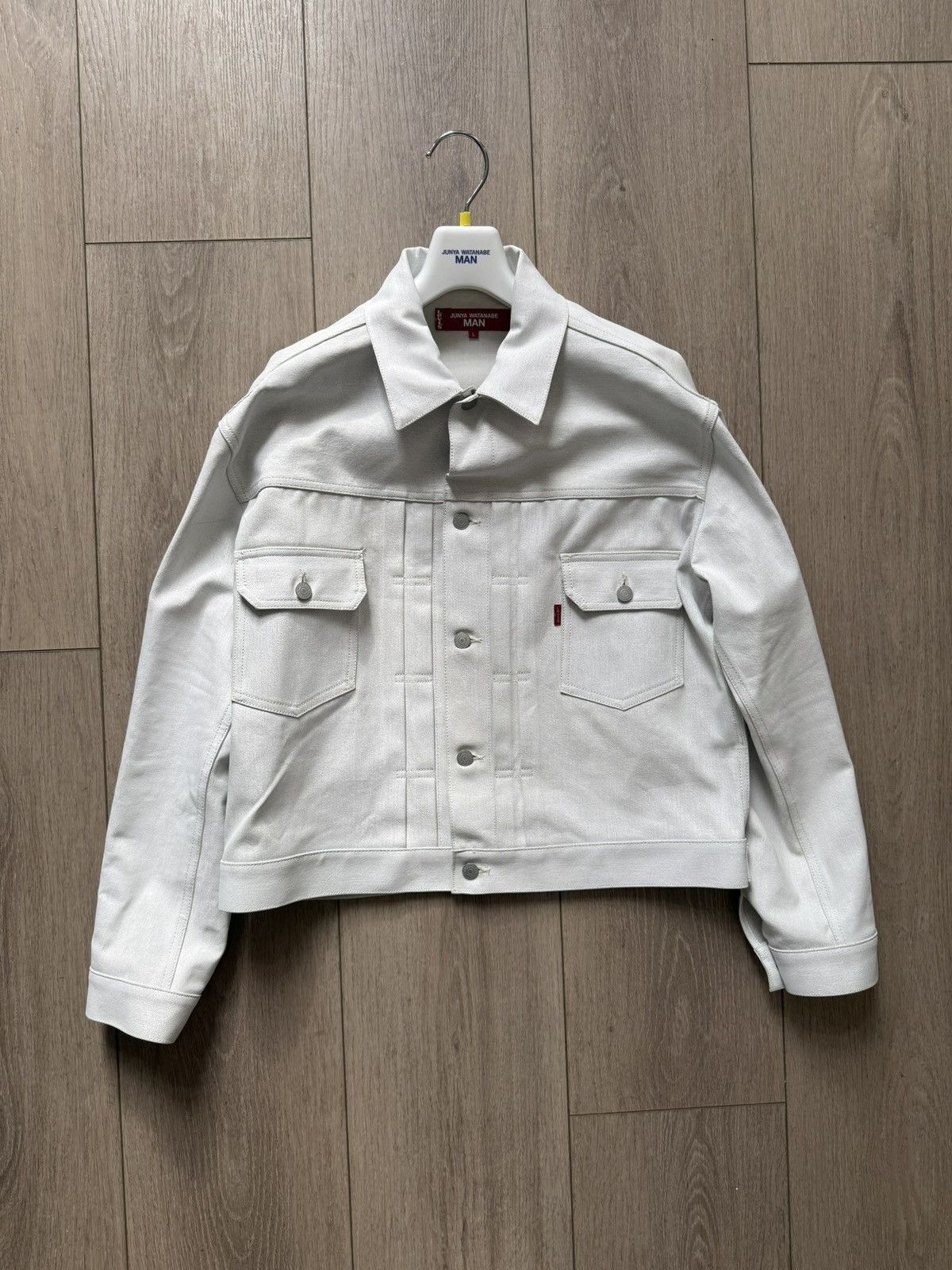 Junya Watanabe Junya Watanabe Levis Type 1 Jacket (Ivory) Size US L / EU 52-54 / 3 - 1 Thumbnail