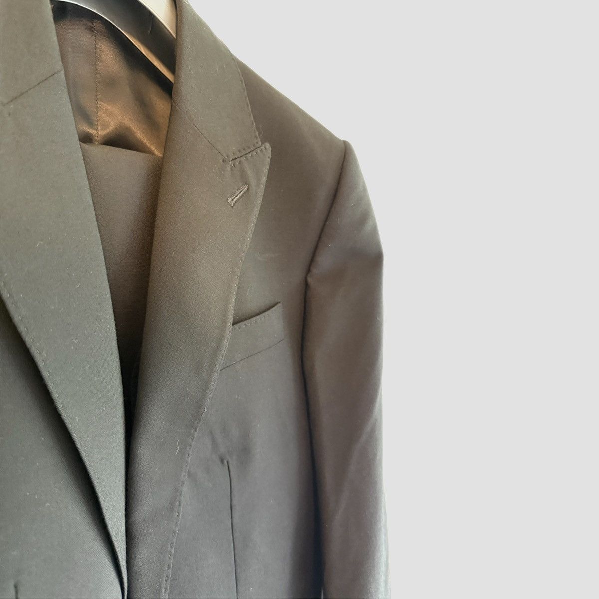 Dolce & Gabbana D&G Black Slim Fit Three Piece Suit Size 38S - 10 Thumbnail