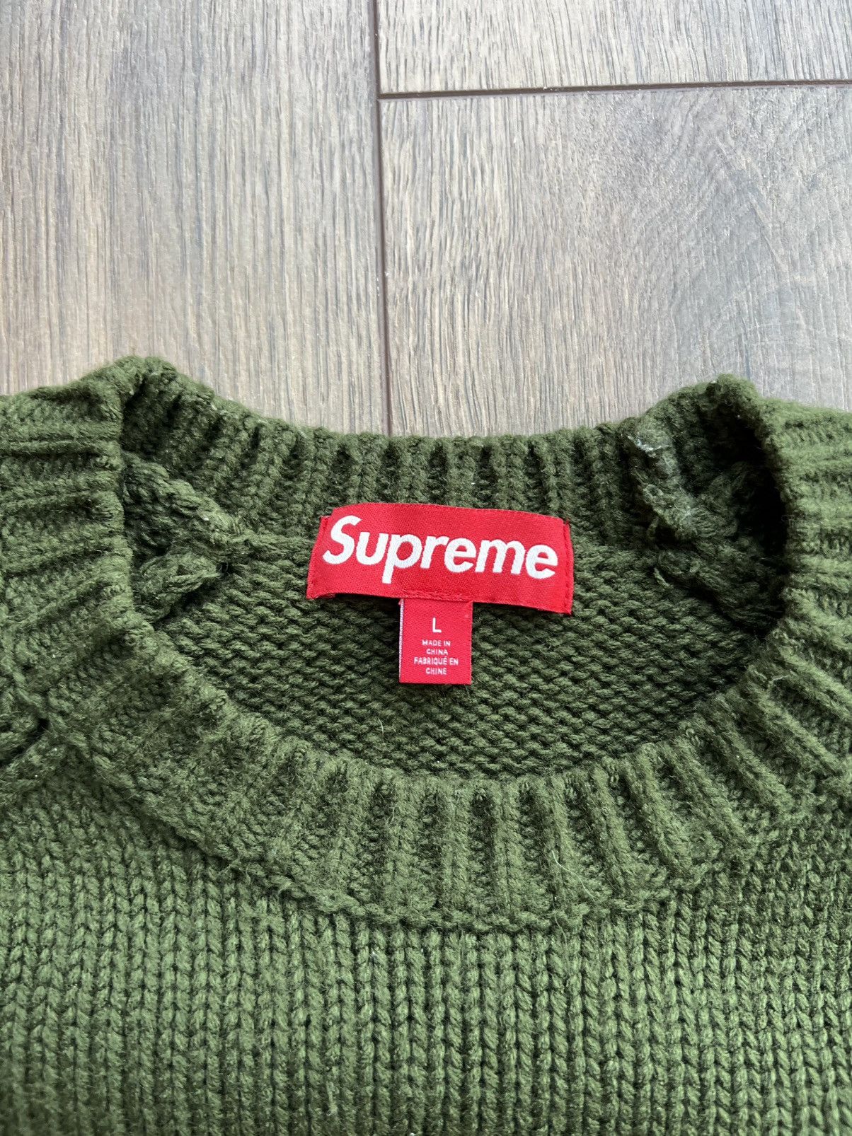 Supreme Supreme Stars Sweater “Green” Large Size US L / EU 52-54 / 3 - 5 Thumbnail