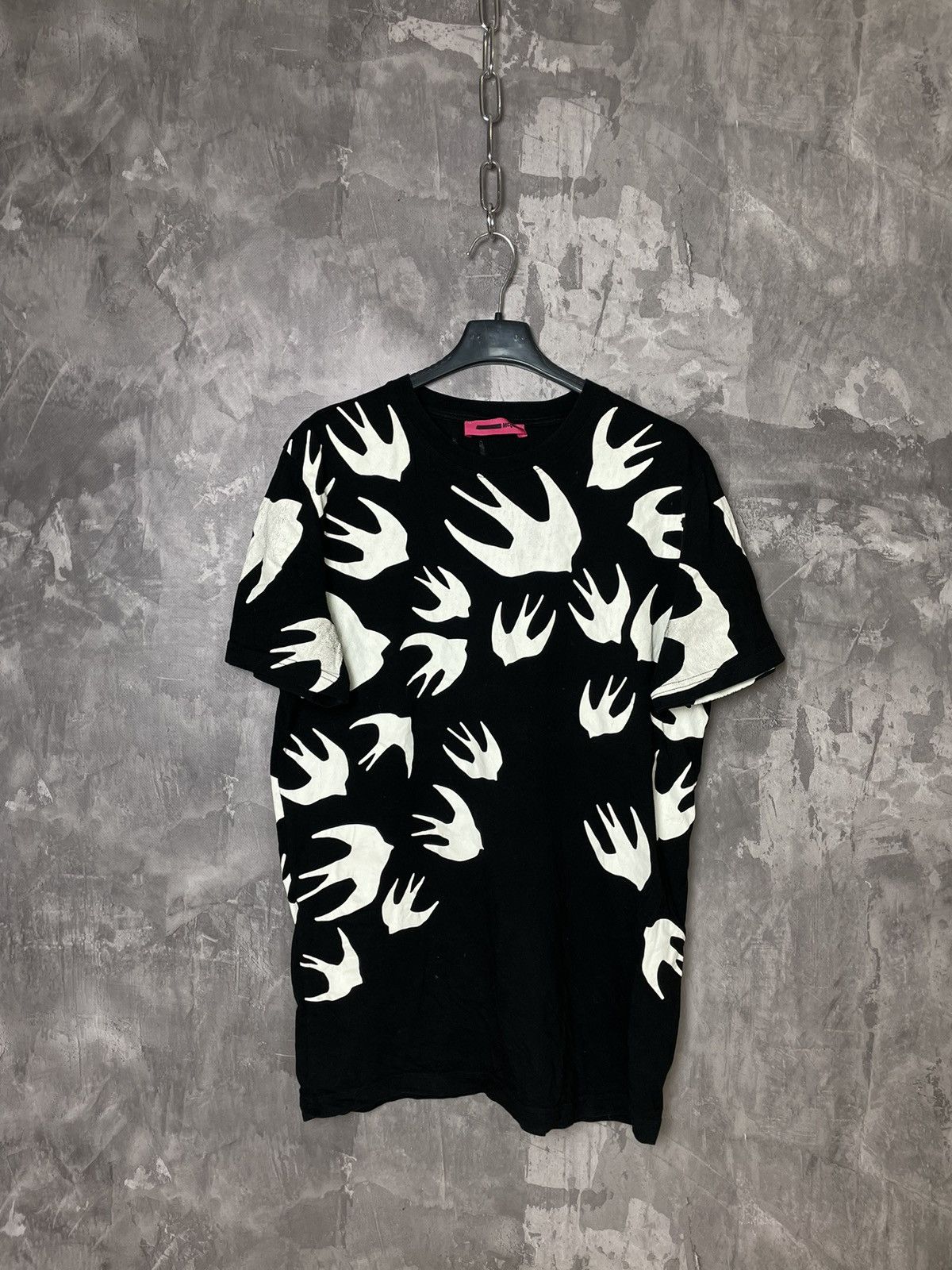 Alexander McQueen × MCQ × Vintage Alexander McQueen Overlogo Multilogo Y2K rare T-Shirt Size M / US 6-8 / IT 42-44 - 1 Thumbnail