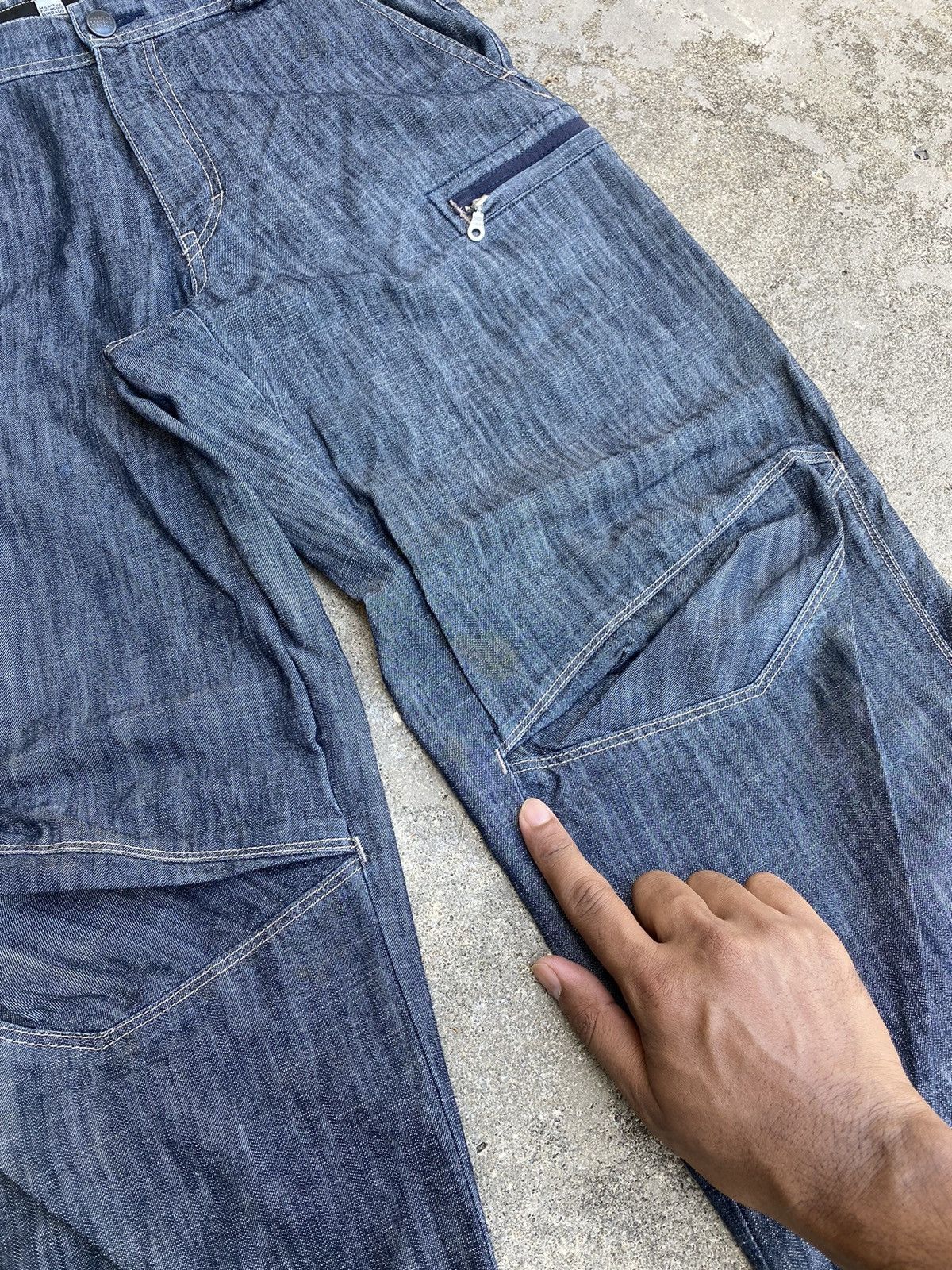 Marithe + Francois Girbaud Vintage Marithe Francois Girbaud Cargo Pants Size US 31 - 5 Thumbnail