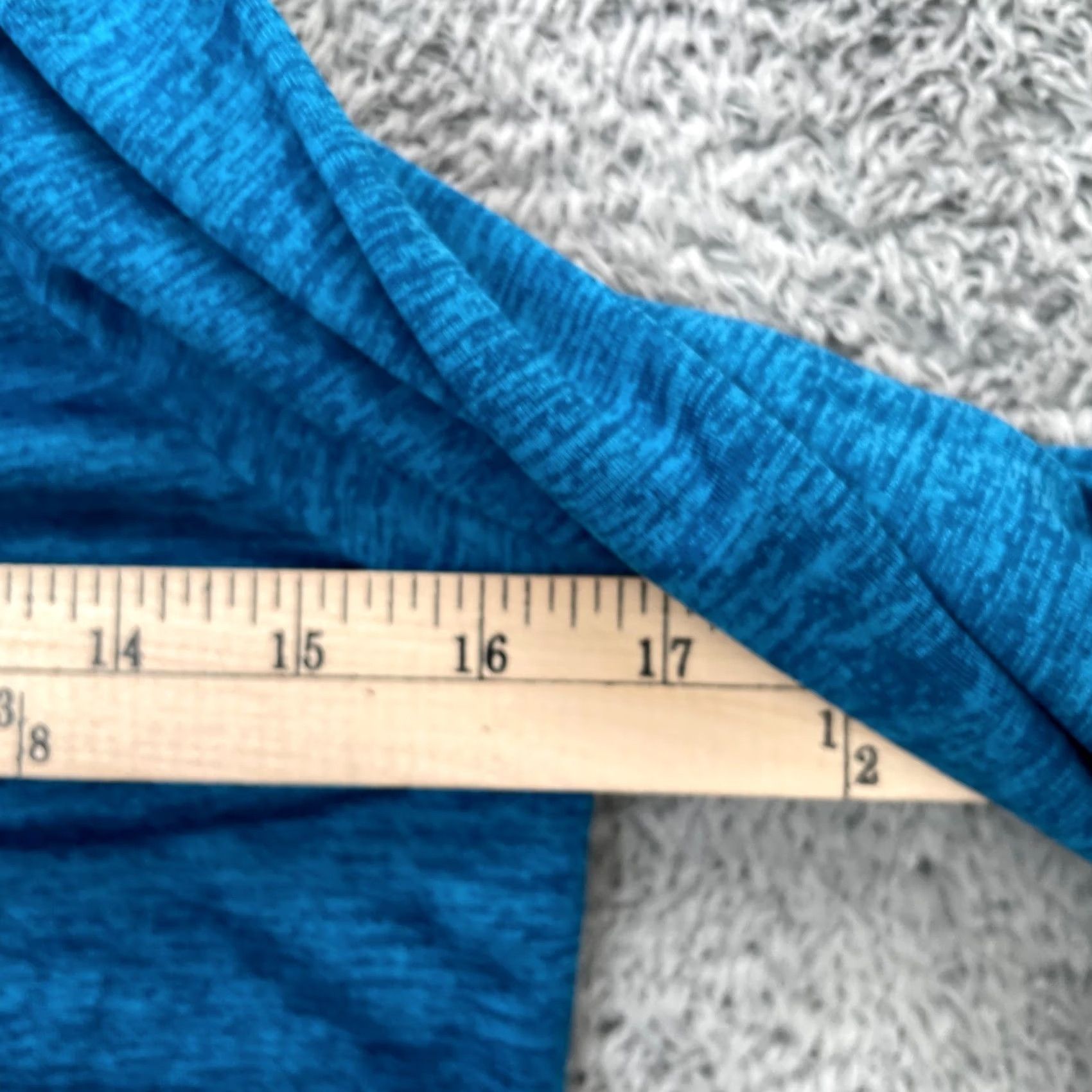 Under Armour Under Armour Womens XS Blue Heathered Tech Half Zip Performance Top Size XS / US 0-2 / IT 36-38 - 6 Thumbnail