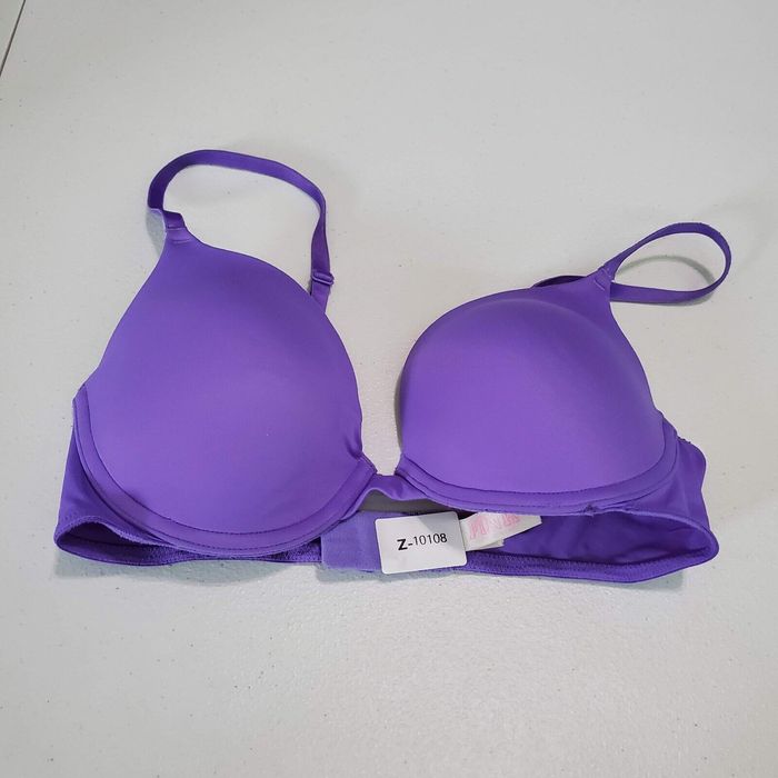 Victoria's Secret Victoria Secret PINK Women Bra 34C Purple Padded  Underwire Convertible