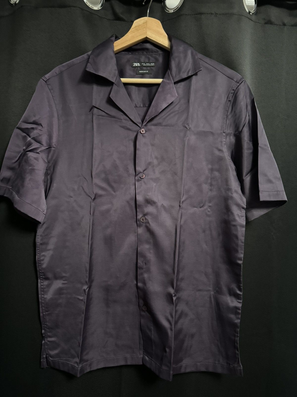 Zara Zara Satin Purple T shirt Size US S / EU 44-46 / 1 - 2 Thumbnail