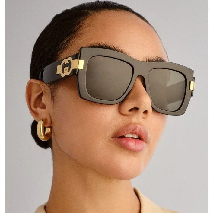 Gucci NEW GUCCI GG1688S 001 SUNGLASSES BLACK WOMEN EYEWEAR GUCCI Size ONE SIZE - 2 Thumbnail