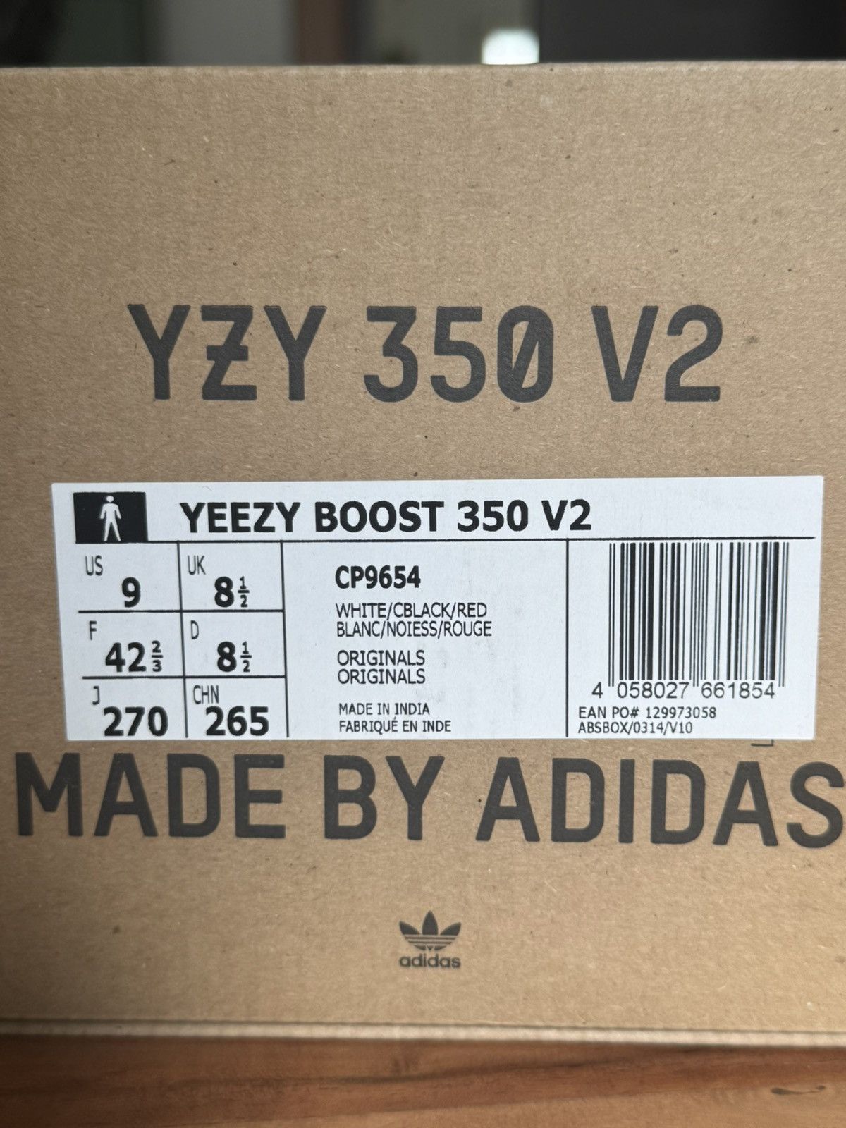 Adidas × Kanye West × Yeezy Adidas Yeezy Boost 350 V2 Zebra Size US 9 / EU 42 - 9 Thumbnail