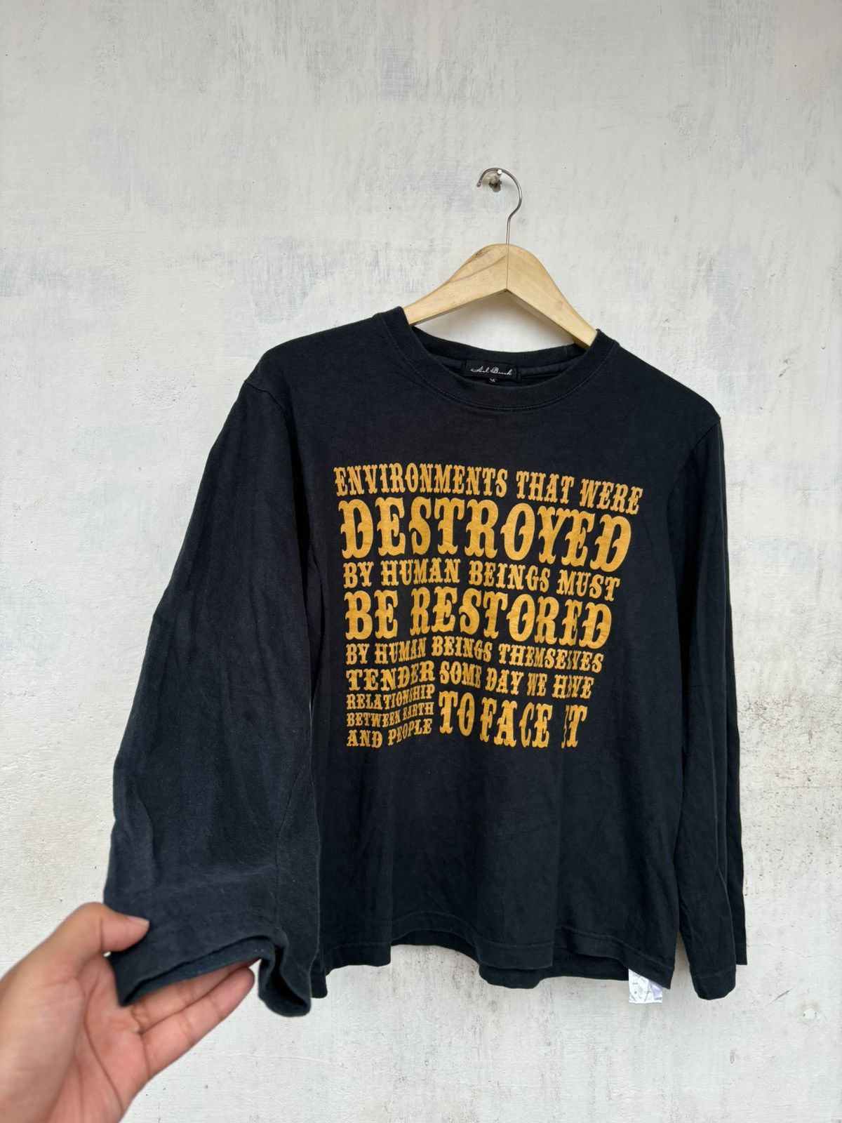 Japanese Brand Hol Brook Poem Longsleeve Japanese Brand Size US M / EU 48-50 / 2 - 4 Thumbnail