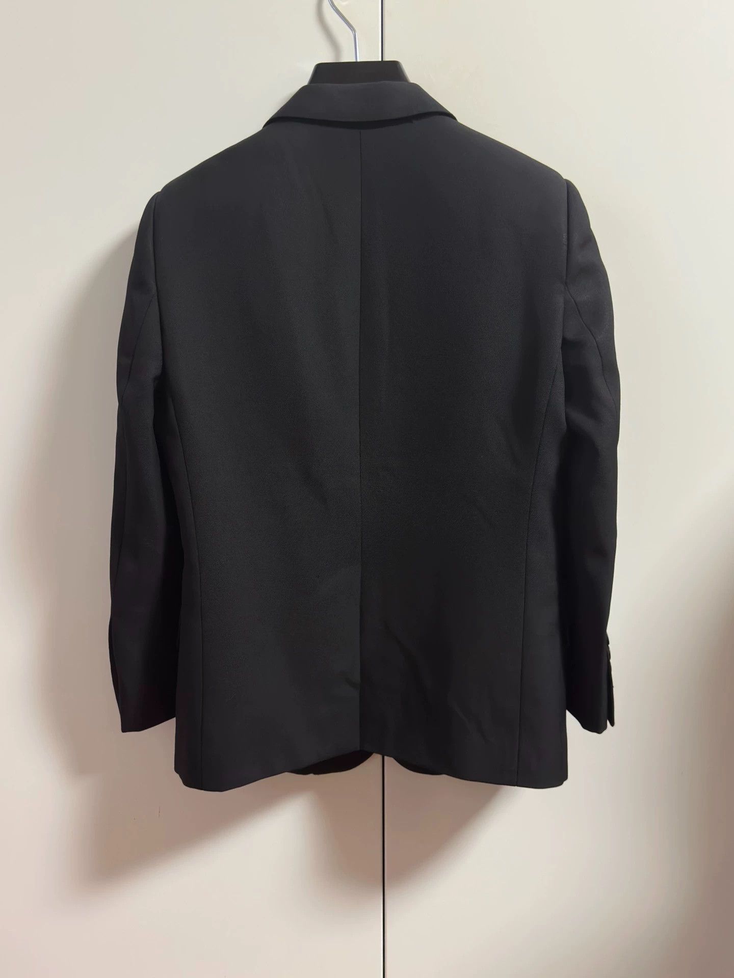 Celine CELINE Women's Black Basic Suit Jacket, Celine Wool Blazer Size S / US 4 / IT 40 - 2 Thumbnail