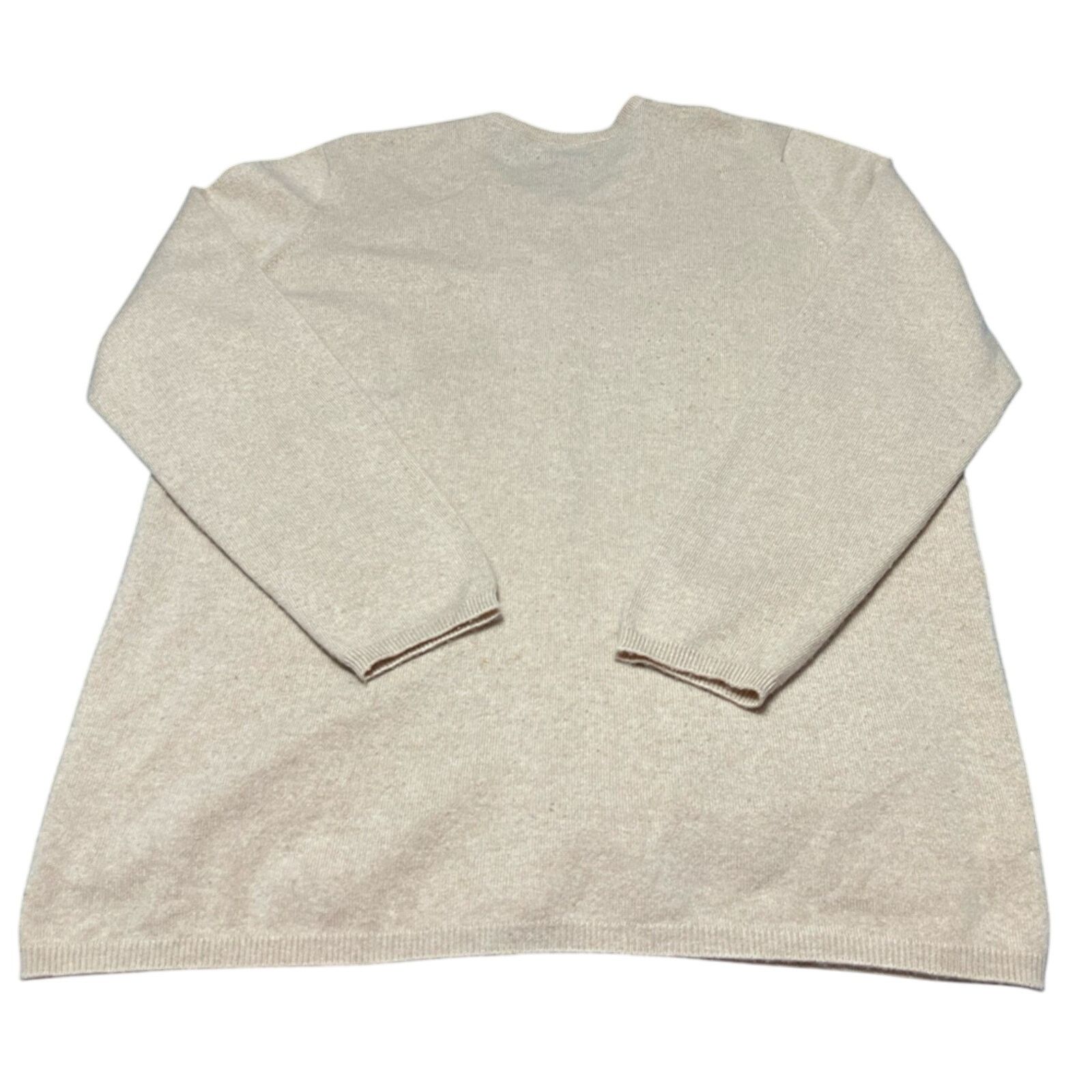 Other Kassatly Palm Beach 100% Cashmere Tan Cardigan Sweater XL Size XL / US 12-14 / IT 48-50 - 2 Thumbnail