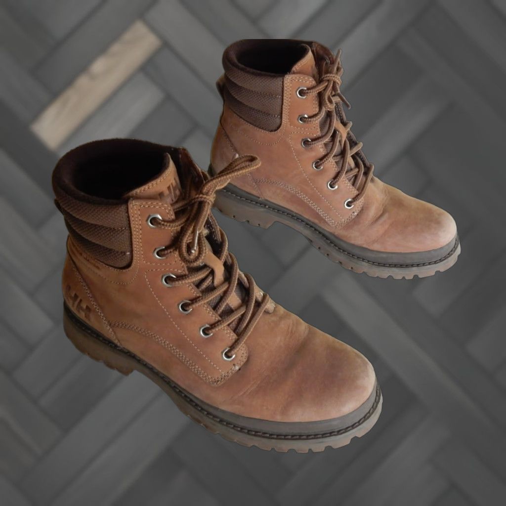 Helly Hansen HELly Hansen Men's Hiking Boots Size 8 Waterproof Brown Suede Size US 8 / EU 41 - 1 Thumbnail