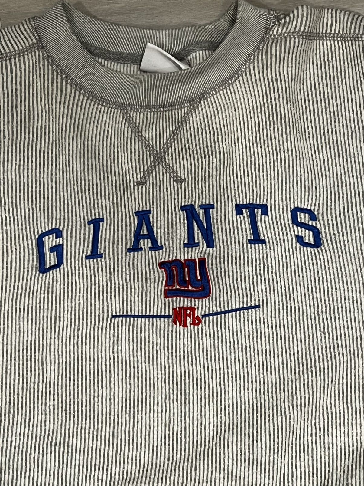 NFL × Vintage NFL Vintage Giants Grey Sweater Size US XXL / EU 58 / 5 - 7 Thumbnail