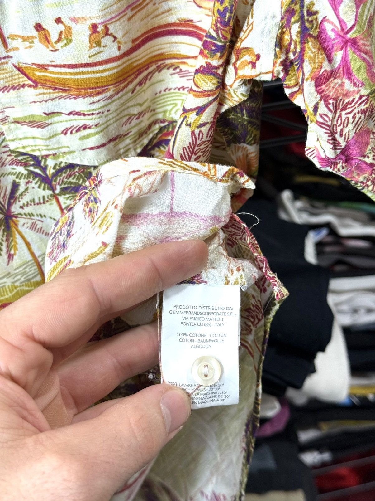 Tintoria Mattei Tintoria Mattei 954 Colourful Hawaiian Shirt Size US S / EU 44-46 / 1 - 8 Thumbnail