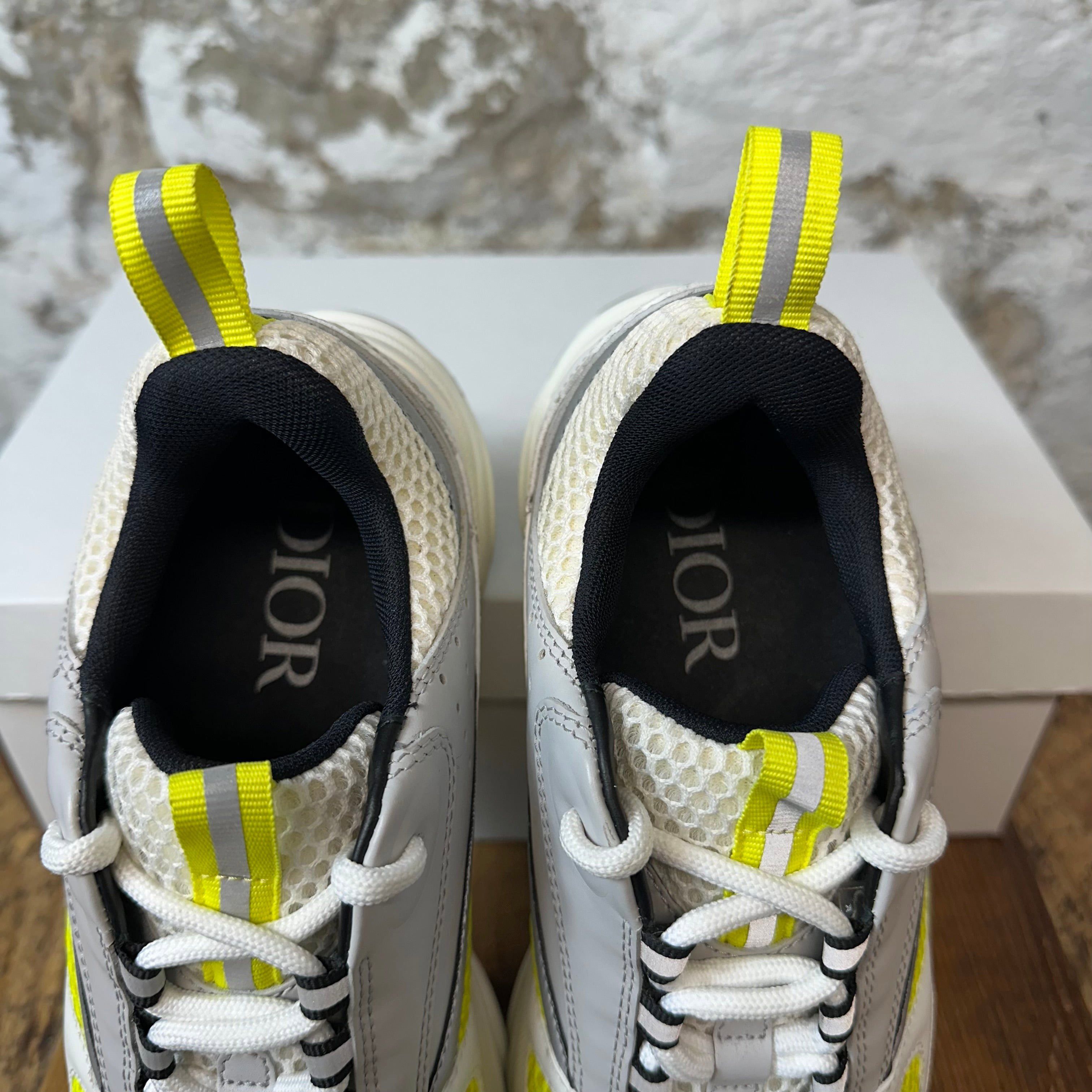 Dior Dior B22 Yellow Gray White Sneaker Sz 7 (40) Size US 7 / EU 40 - 4 Thumbnail