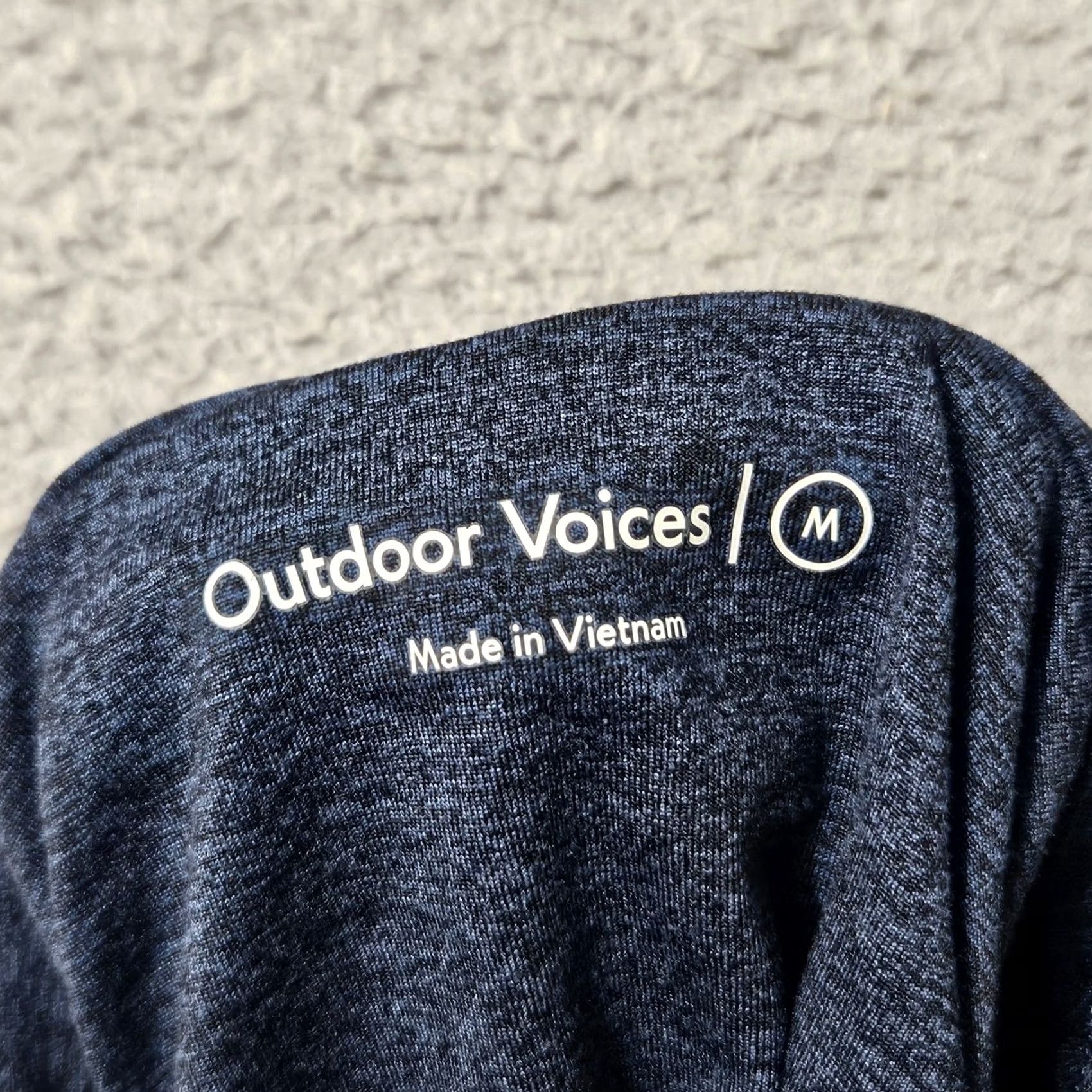 Outdoor Voices Outdoor Voices Hoodie Mens M Blue Heather Gym Workout Performance Pullover Size US M / EU 48-50 / 2 - 3 Thumbnail
