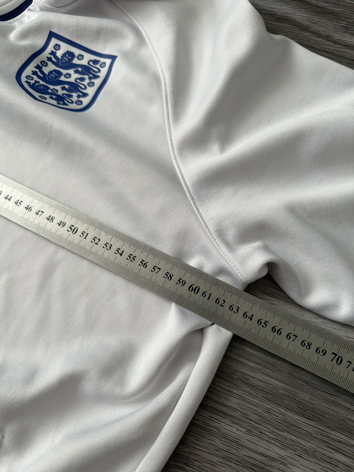 Nike Nike England Vintage White Track Top Jacket Hype y2k size XL Size US XL / EU 56 / 4 - 8 Thumbnail