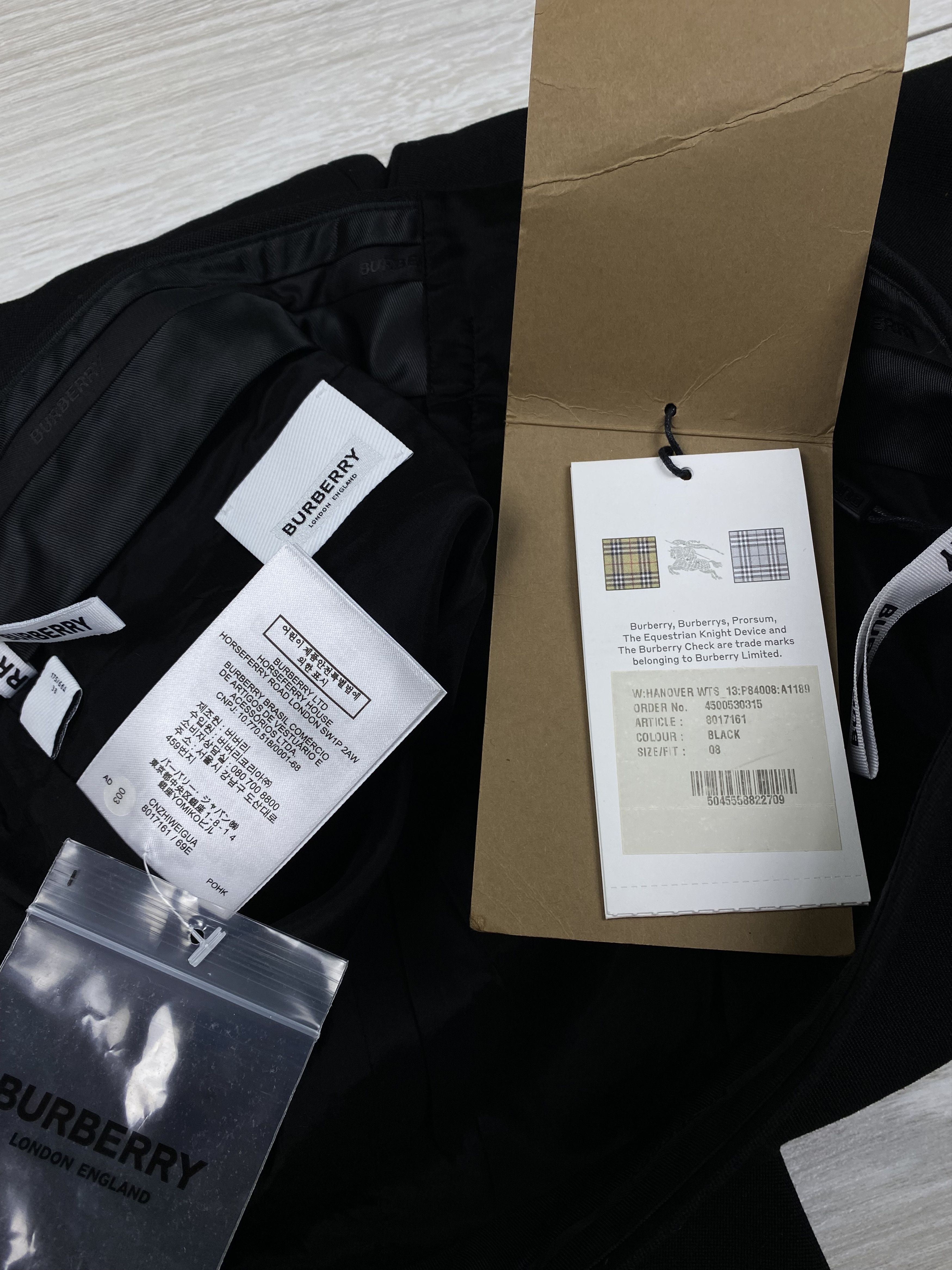 Burberry Burberry Hanover Stripe Wool Stright Fit Tailored Trousers Size 27" / US 4 / IT 40 - 13 Thumbnail