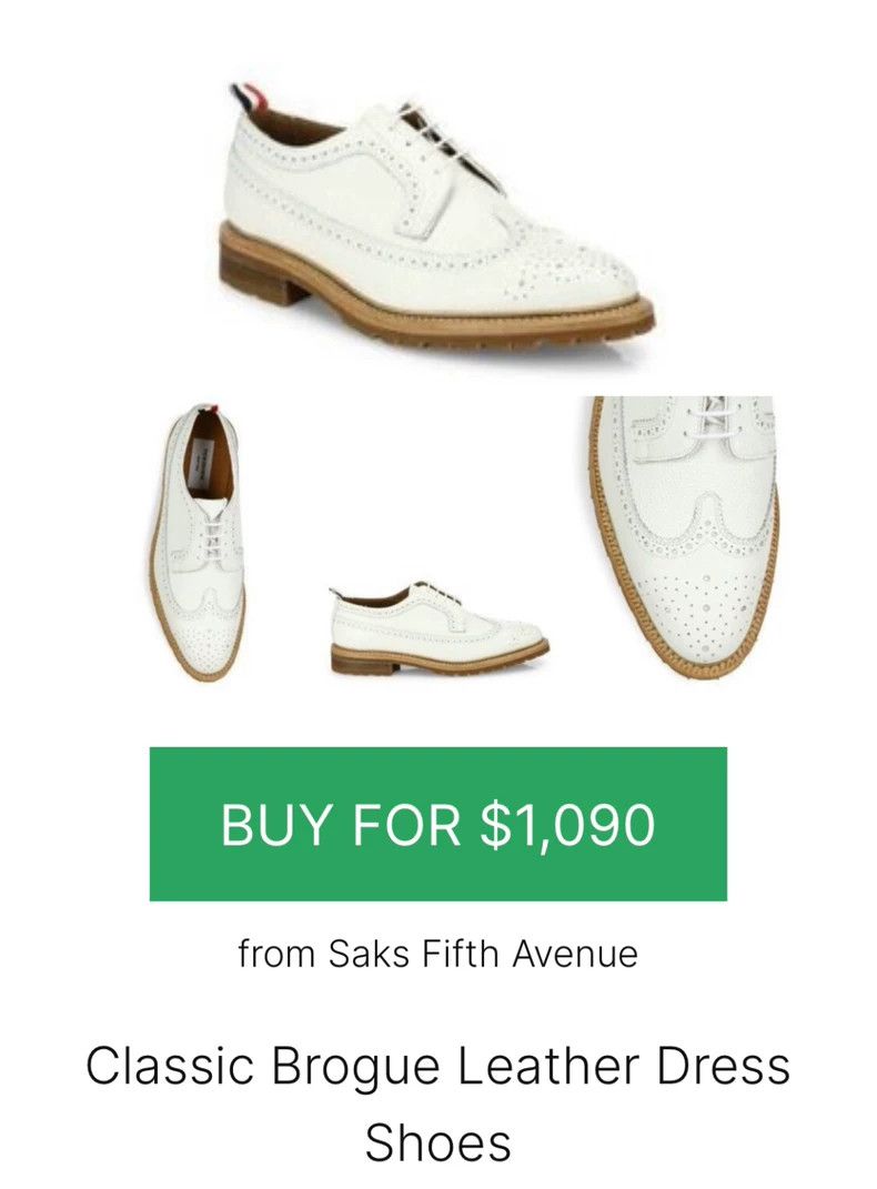 Thom Browne Thom Browne White carved leather shoes Size US 8 / EU 41 - 4 Thumbnail