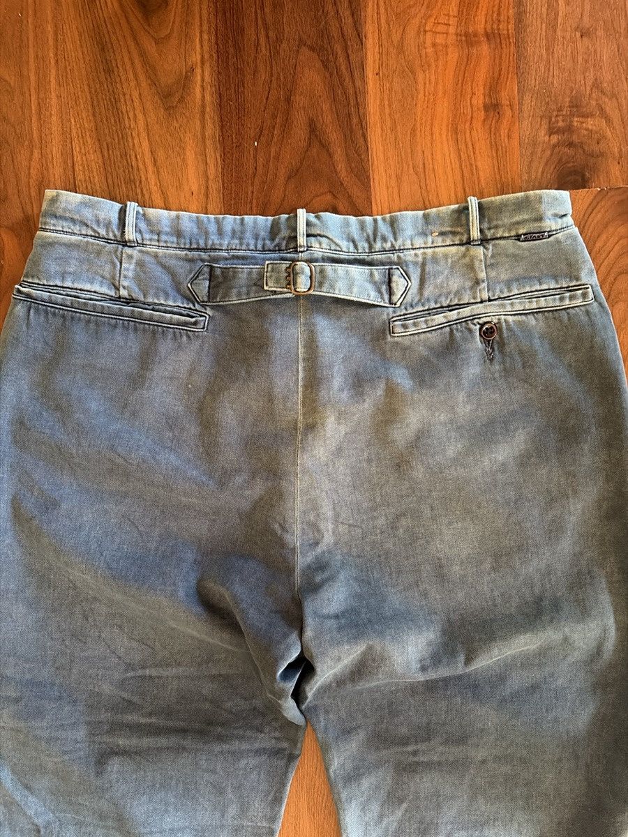 Levi's Levis indigo dyed patched denim trouser Size US 33 - 9 Thumbnail